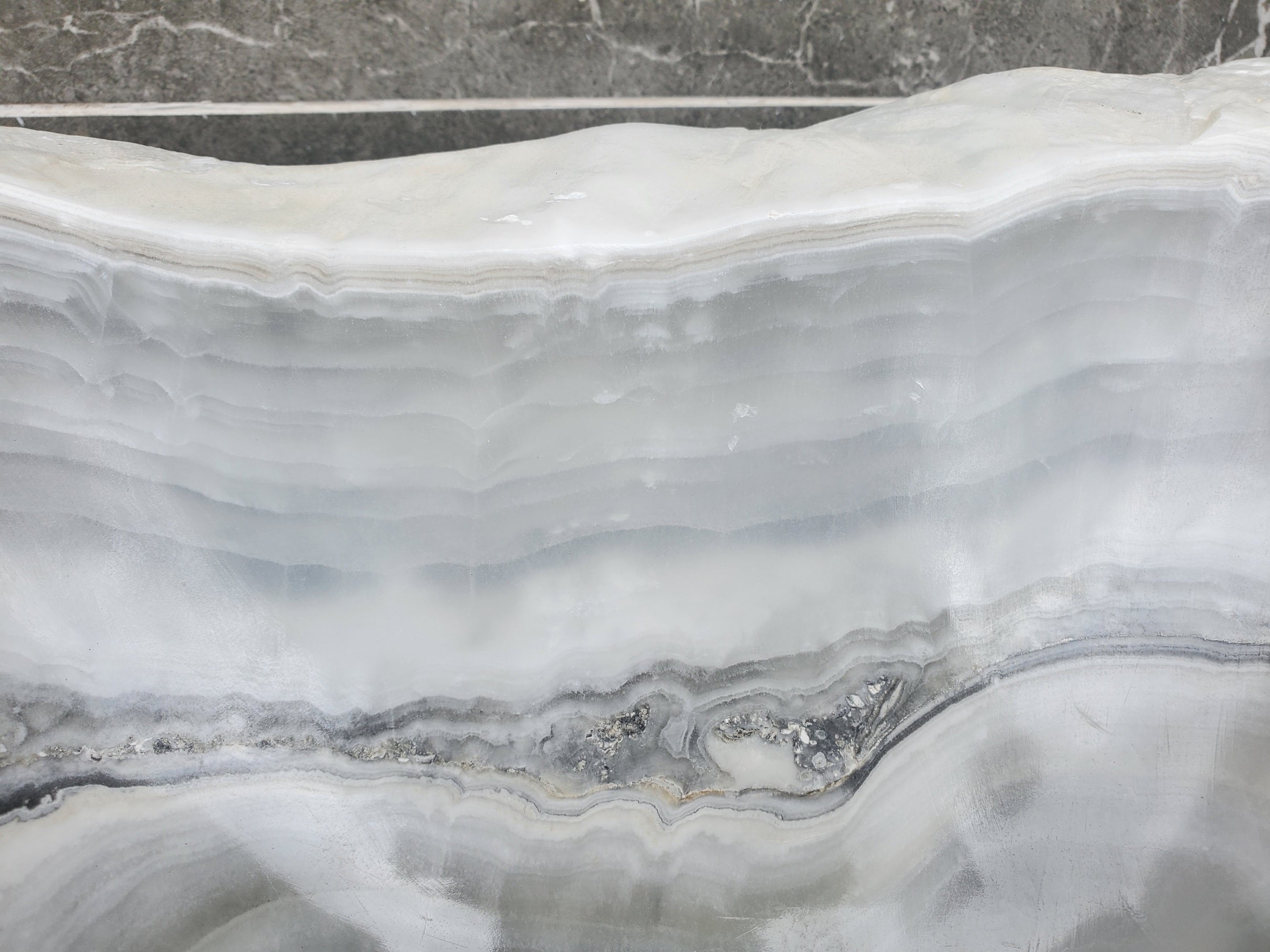 S30_08 Onyx Stone Vessel Bathroom Sink