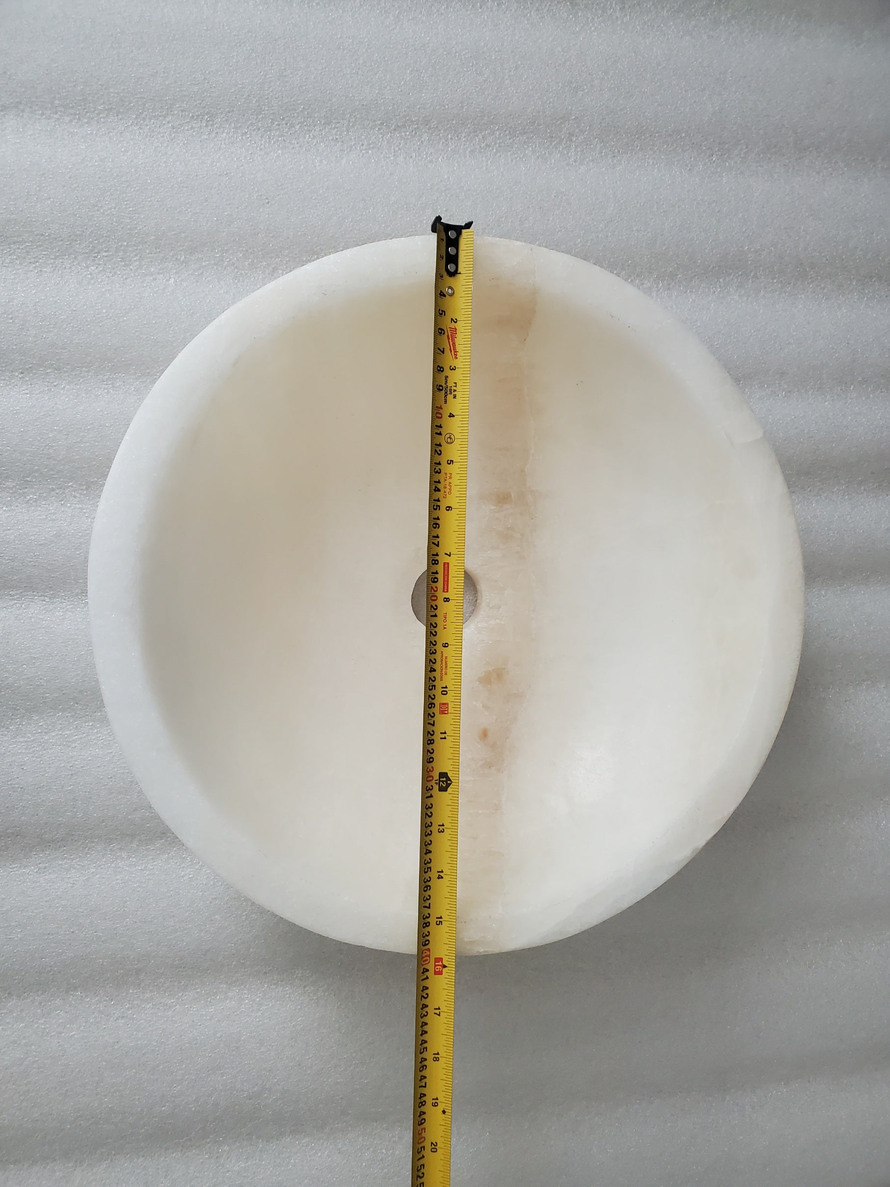 S25_04 Round Onyx Vessel Sink