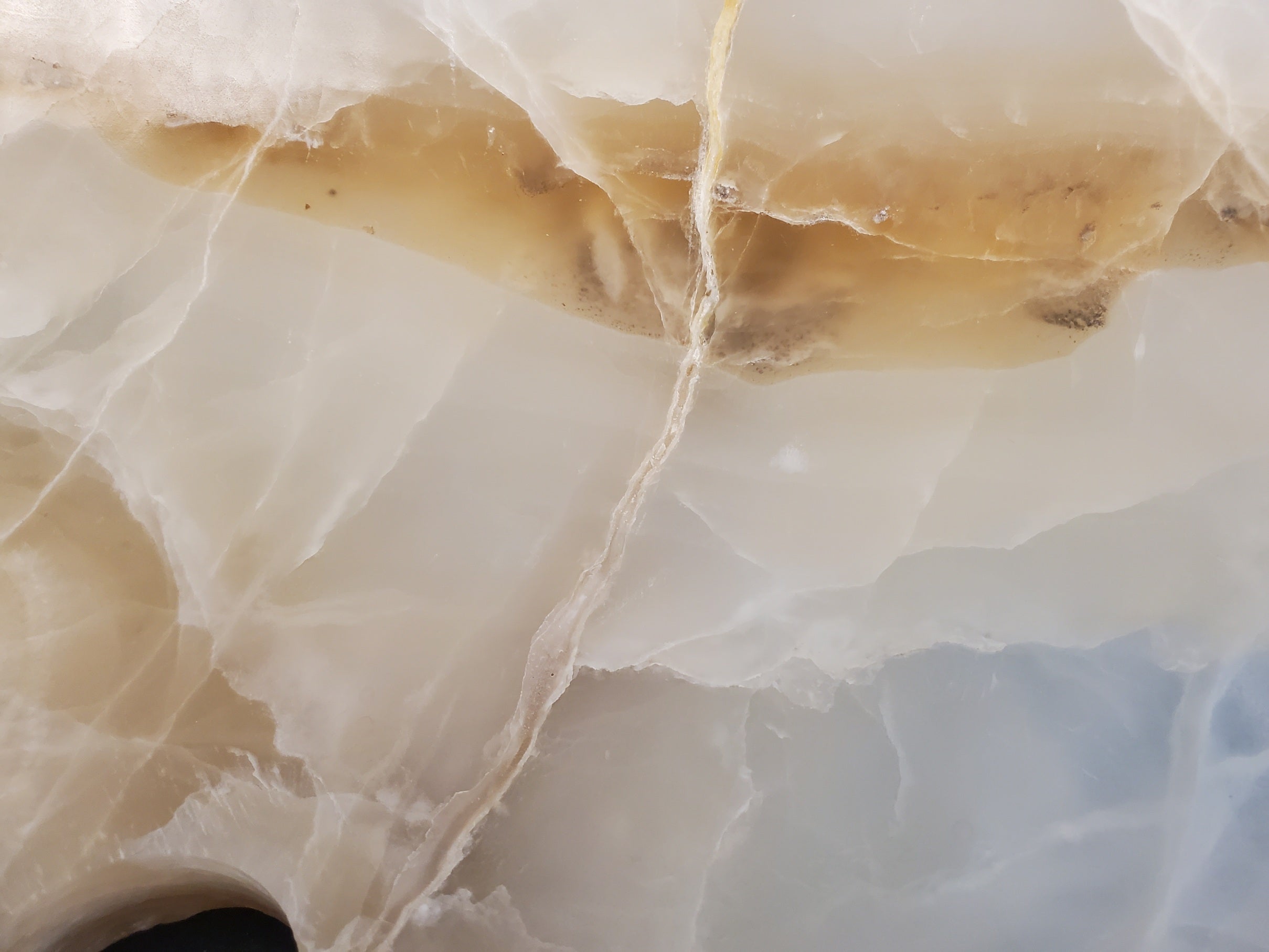 S24_01 Onyx Stone Bathroom Vessel Sink