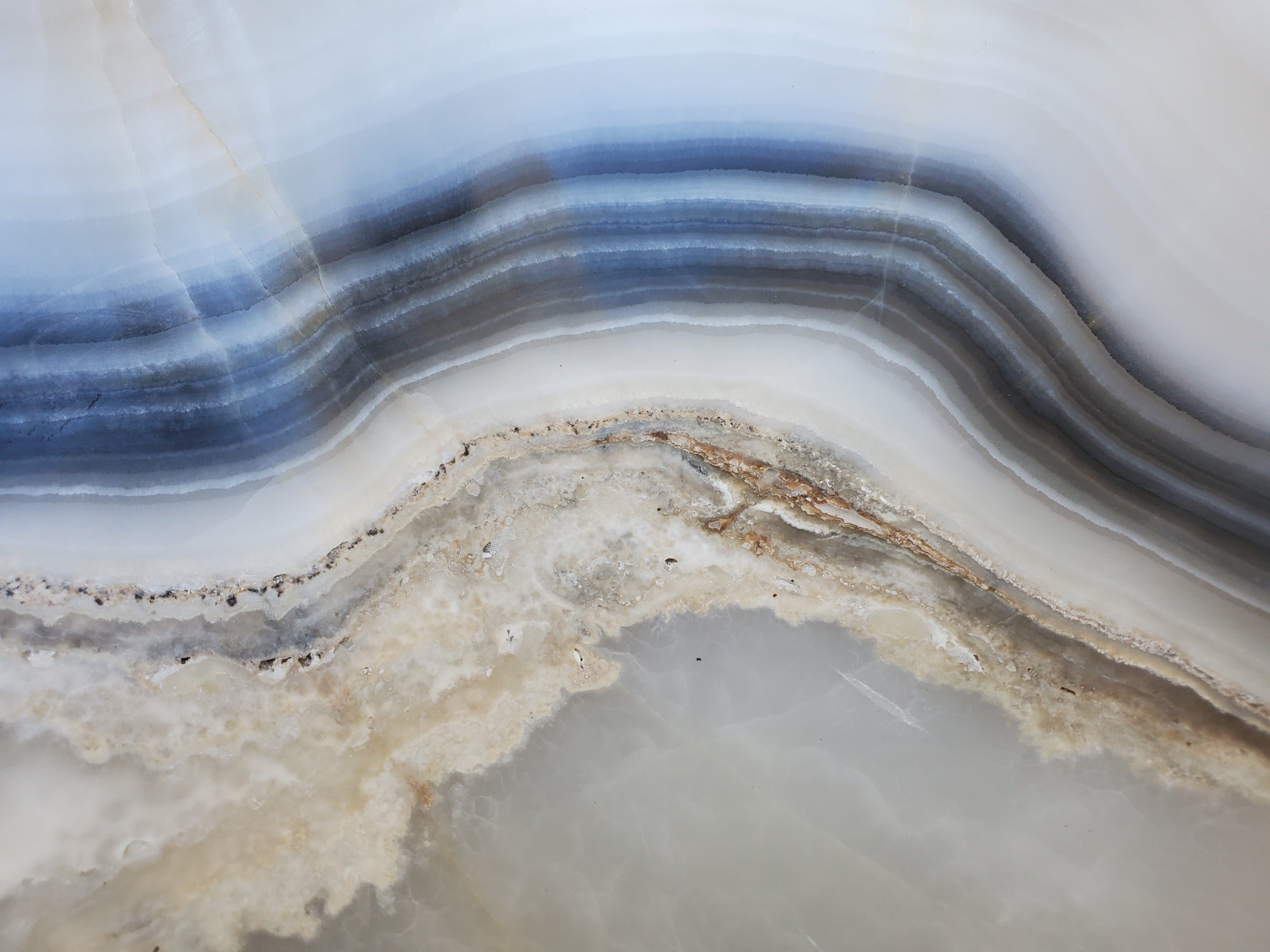 S29_08 SOLD Onyx Stone Bathroom Vessel Sink
