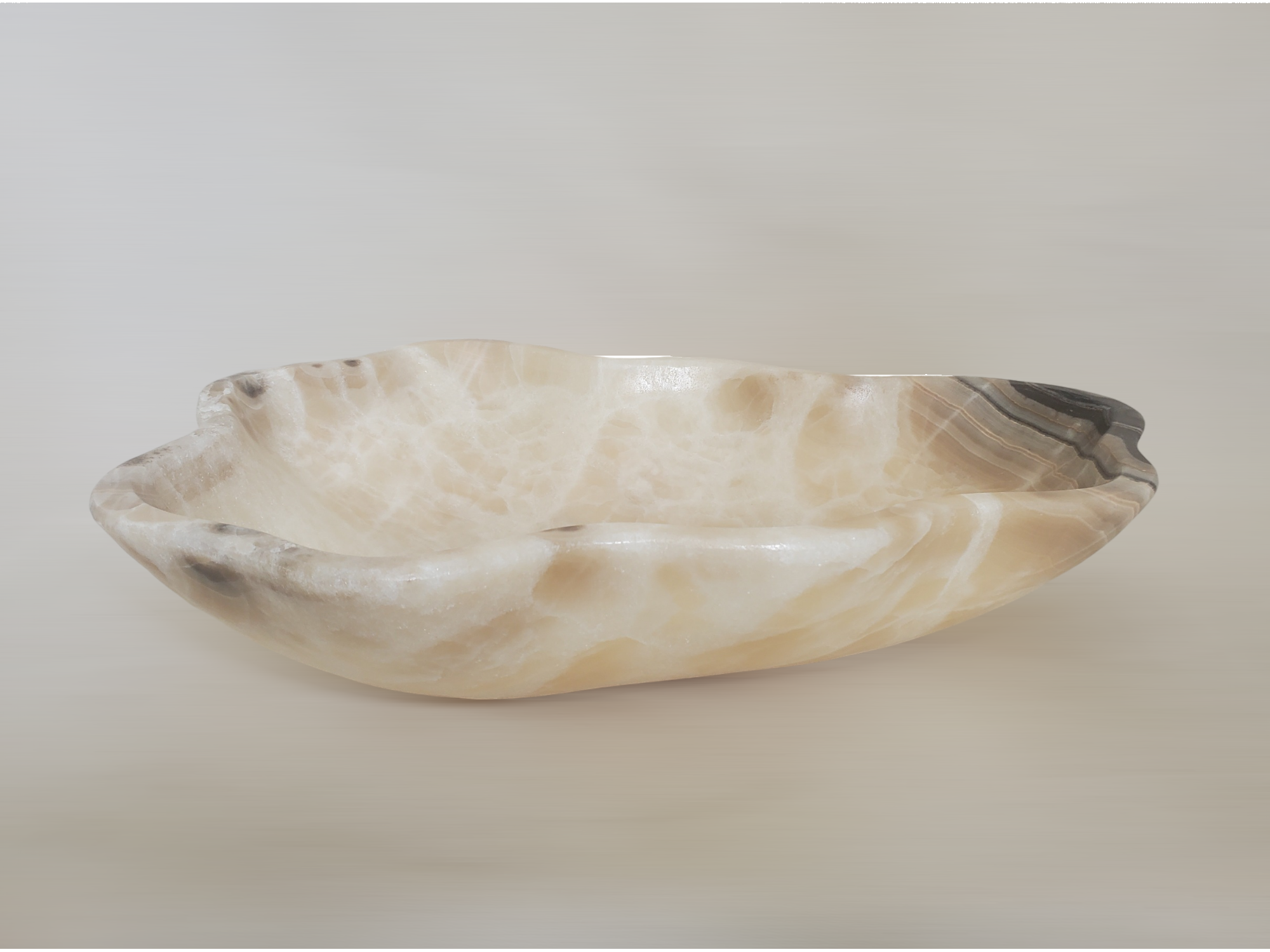 S21_15 Onyx Stone Vessel Bathroom Sink