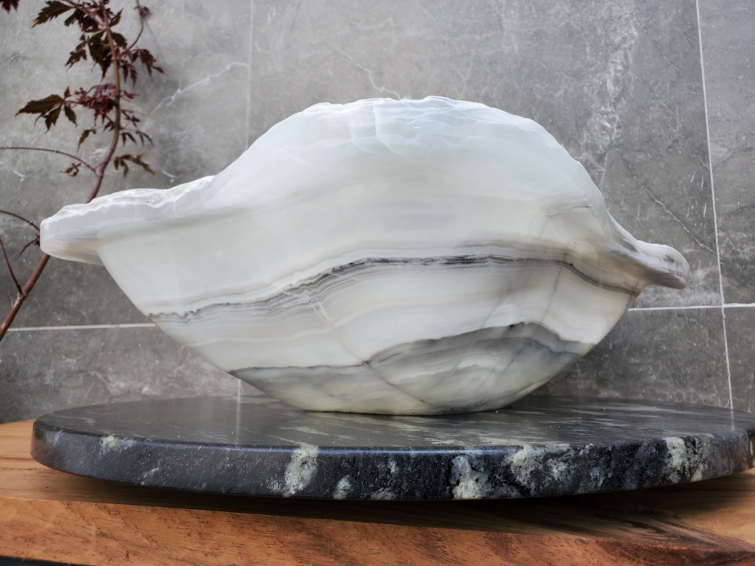 S30_11 Onyx Stone Vessel Bathroom Sink