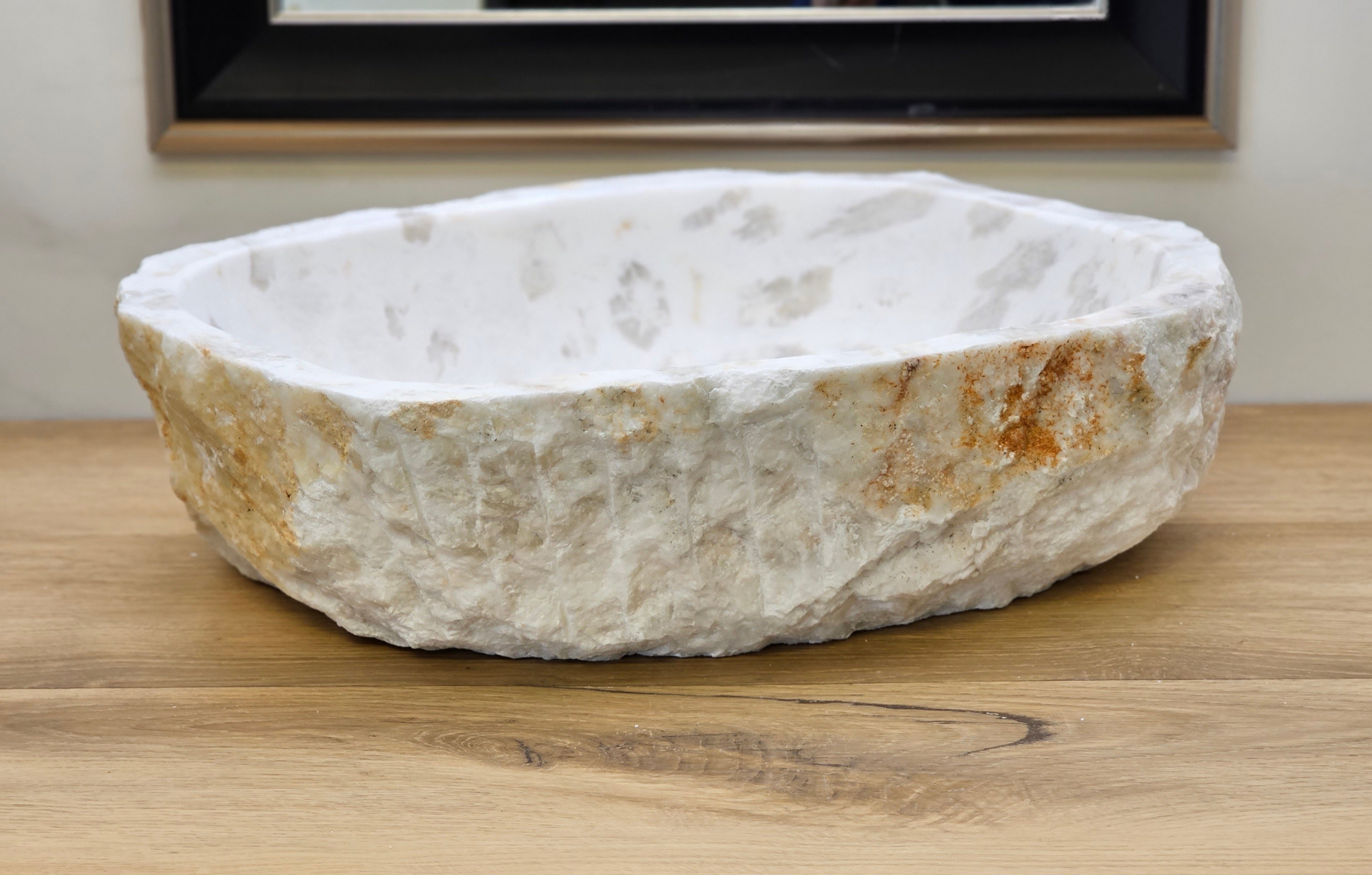 White and Gray Onyx Vessel Bathroom Sink Onyx Sinks Onyx Sinks Sinks