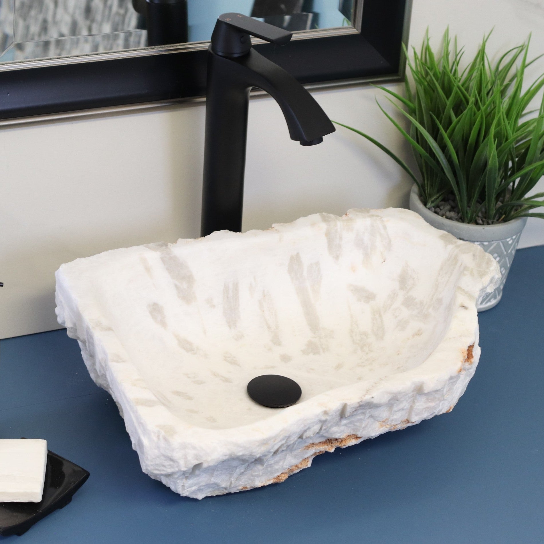 White and Gray Onyx Vessel Bathroom Sink Onyx Sinks Onyx Sinks Sinks