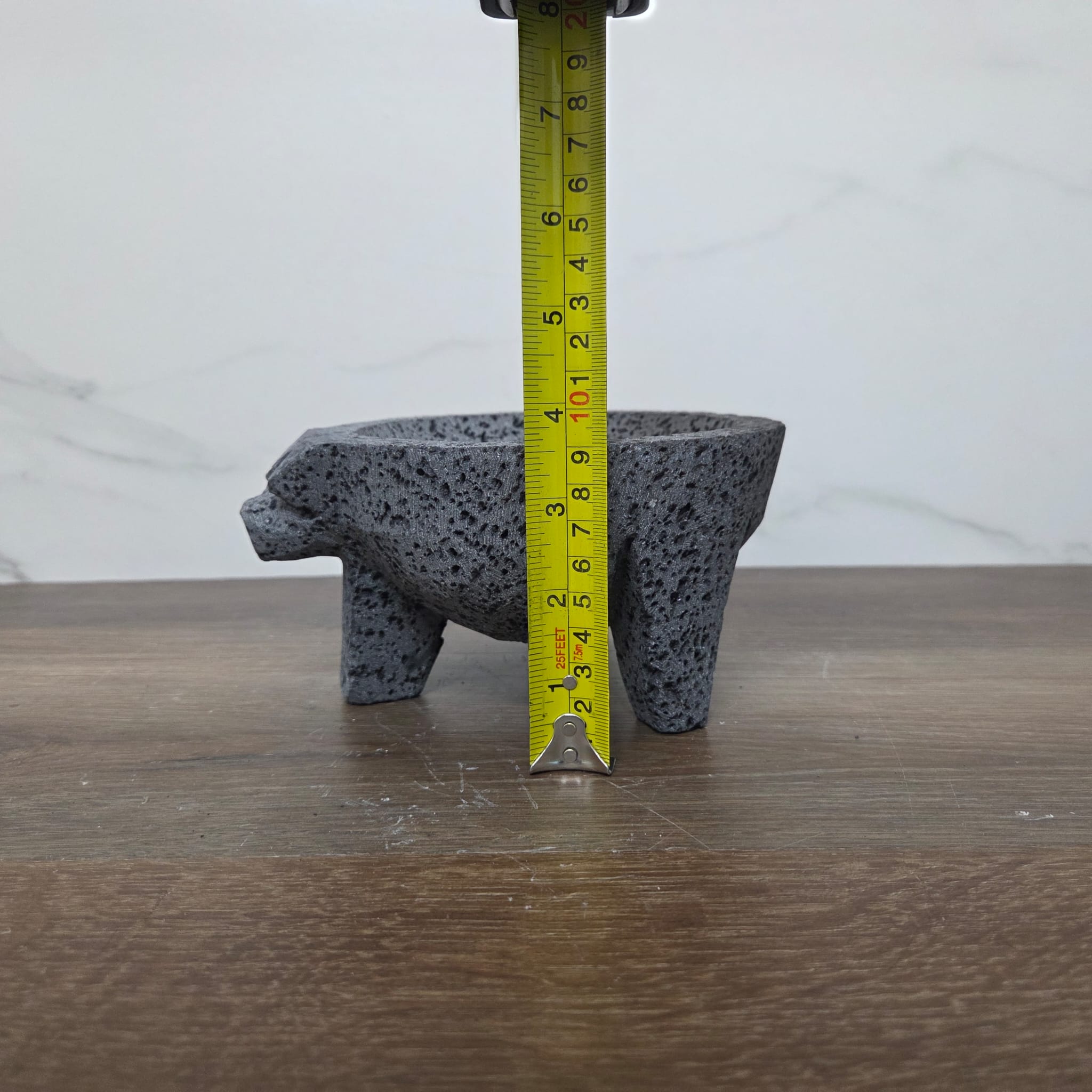 MOL6P Authentic Mexican Molcajete - Piggy Face - 6 inch