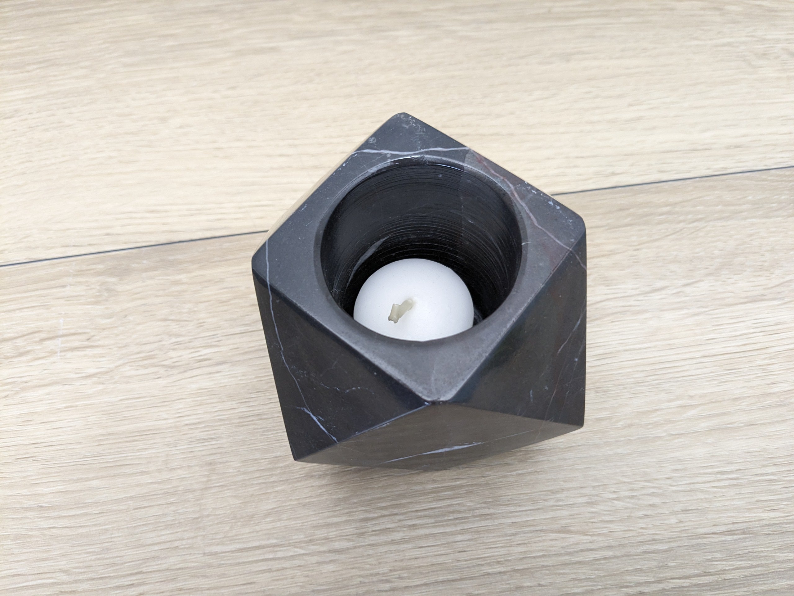Black Onyx Succulent Planter, Stone Miniature Plant Holder, Small Pot Miniature Planters Accessories Decor Garden