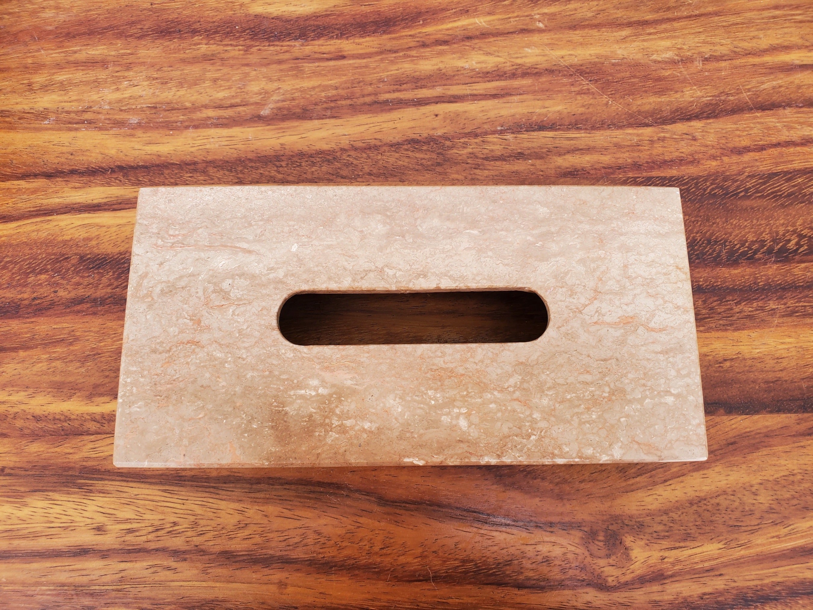 Brown Marble Tissue Box Cover, Home Accessory, Natural Stone Handmade Tissue Box Cover Accessories Bath Tissue Box Covers