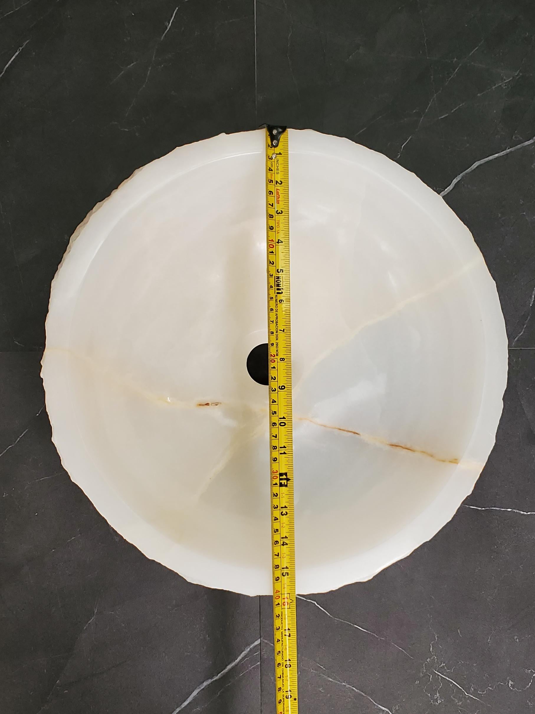 White Onyx Vessel Sink | Natural Stone Bathroom Sink | Live Edge Vanity Basin | Luxury Bathroom Sink | Handmade Onyx Sink 16x16 Inch Above Counter sink Bathroom Décor beige tan taupe hand basin bowl handmade powder room Home design trends luxury bathroom Marble Onix Rock modern contemporary natural stone sink plumbing fixture Rectangle Vessel Tan Rustic Onyx Vessel Sinks Translucent Polish