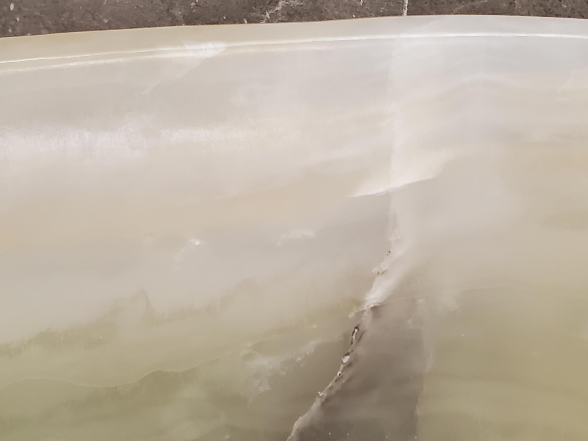 Green Onyx Marble Vessel Sink, Natural Stone Vanity Basin, Polished Bathroom Countertop Sink, Spa Decor 16.5x12.5 Inch Above Counter sink Bathroom Décor beige tan taupe hand basin bowl handmade powder room Home design trends luxury bathroom Marble Onix Rock modern contemporary natural stone sink plumbing fixture Rectangle Vessel Tan Rustic Onyx Vessel Sinks Translucent Polish