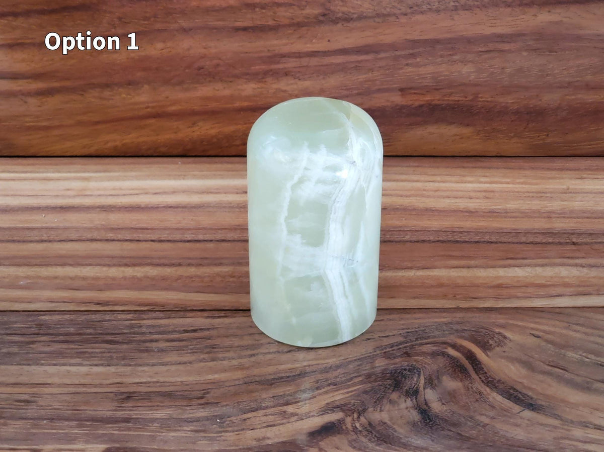 UR_26 Small Green Onyx Stone Cremation Urn for Ashes - 18.5 cu in | Handcrafted Stone Keepsake for Pets or Humans Urn Urn