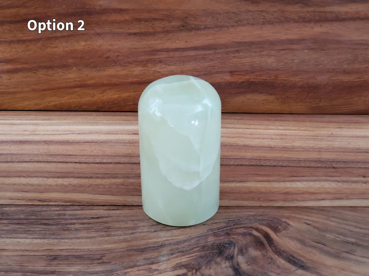 UR_26 Small Green Onyx Stone Cremation Urn for Ashes - 18.5 cu in | Handcrafted Stone Keepsake for Pets or Humans Urn Urn