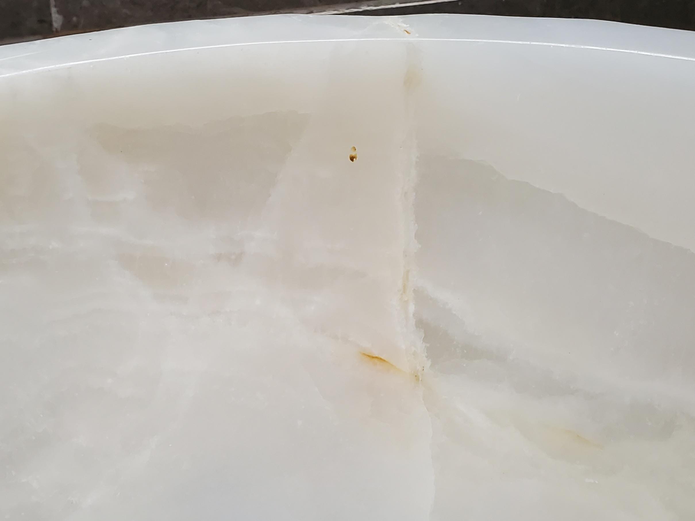 White Onyx Vessel Sink, 15.6x15.6 Inch Natural Stone Countertop Basin, Polished Luxury Vanity Sink, Spa Bathroom Decor Above Counter sink Bathroom Décor beige tan taupe hand basin bowl handmade powder room Home design trends luxury bathroom Marble Onix Rock modern contemporary natural stone sink plumbing fixture Rectangle Vessel Tan Rustic Onyx Vessel Sinks Translucent Polish