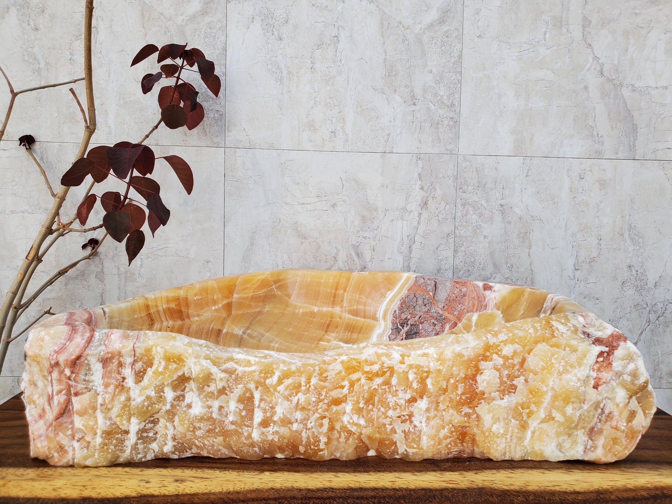 Orange Onyx Stone Vessel Sink Onyx Sinks Onyx Sinks Sinks