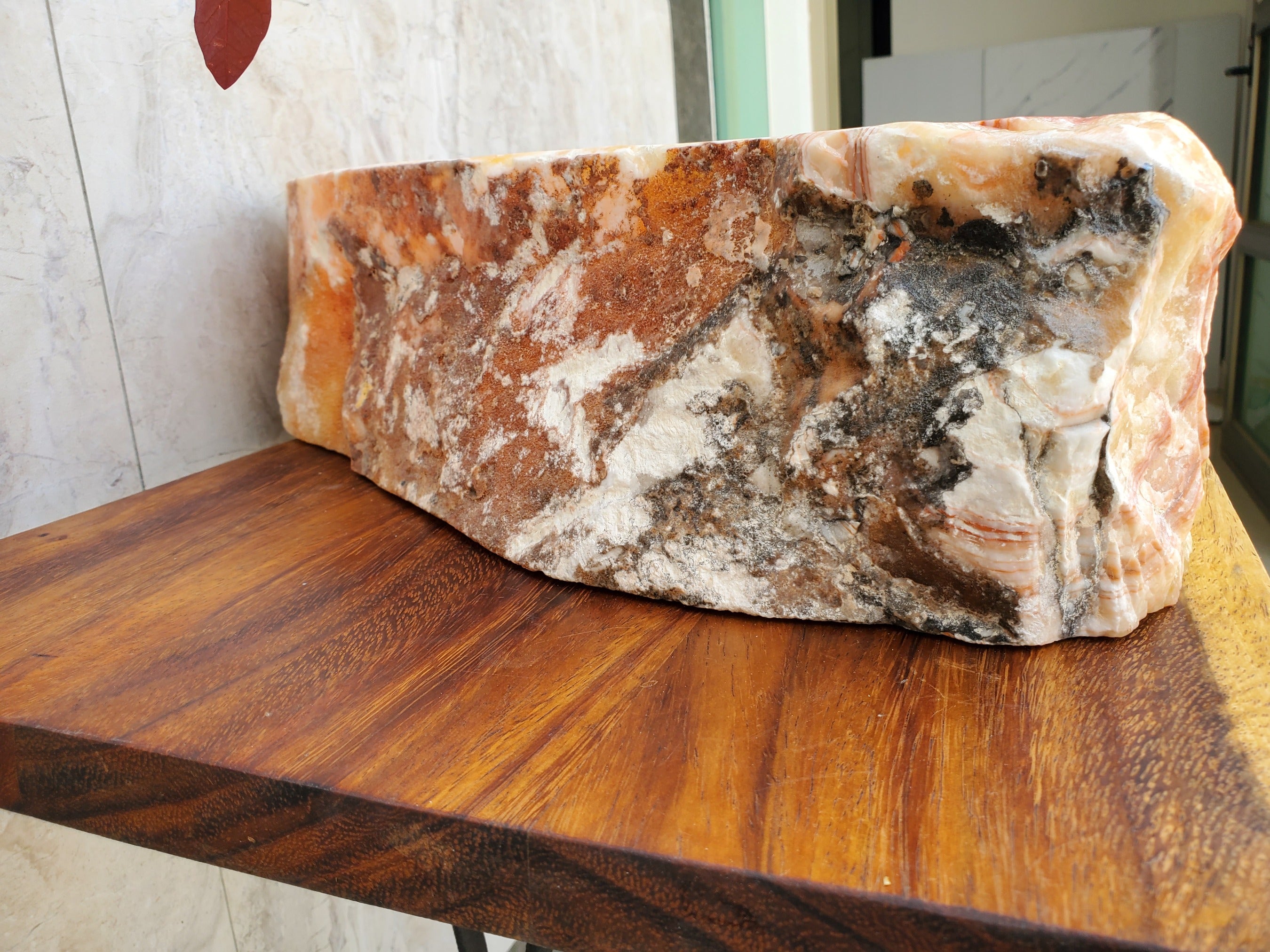 Orange Onyx Stone Vessel Sink Onyx Sinks Onyx Sinks Sinks