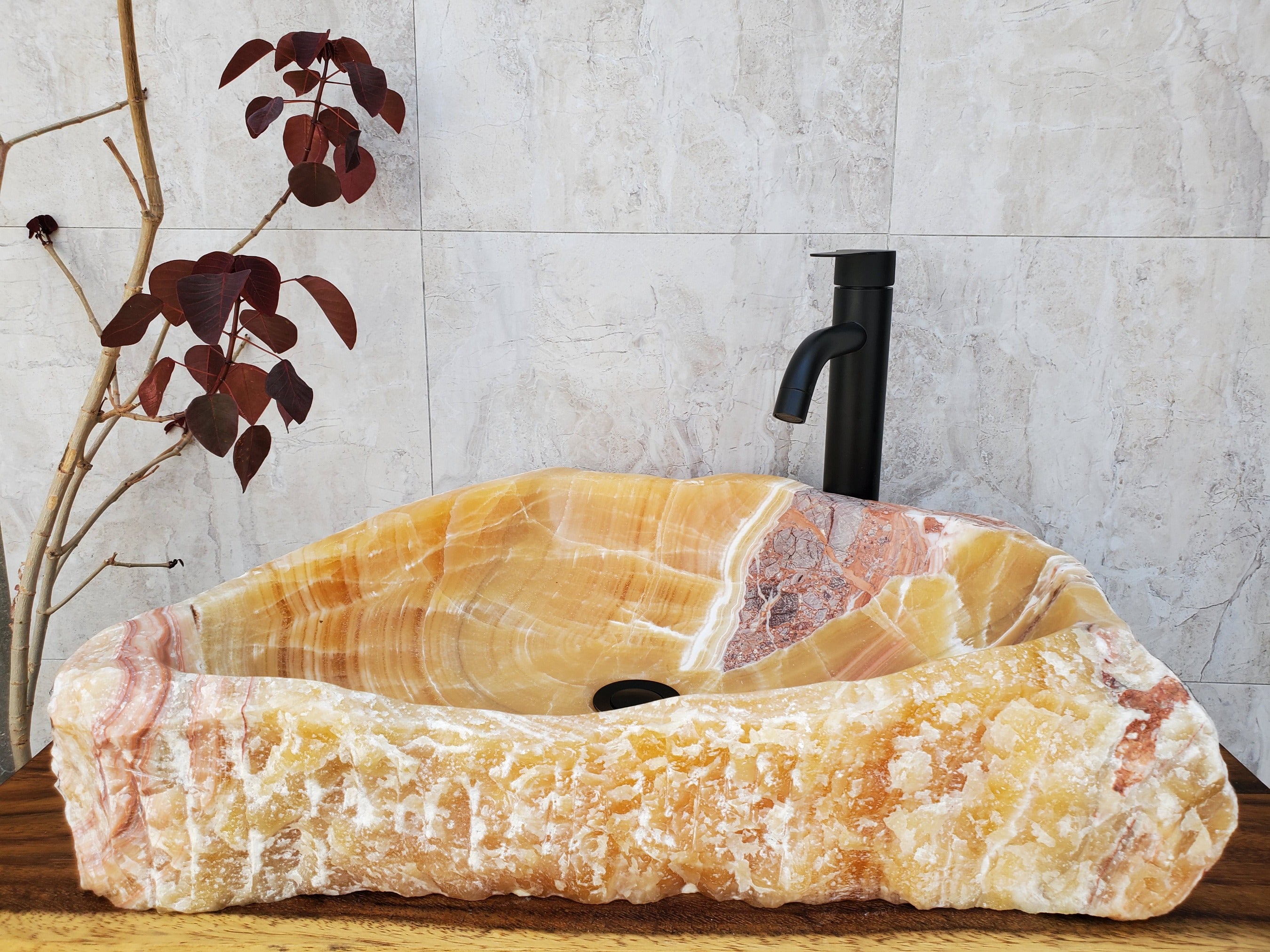 Orange Onyx Stone Vessel Sink Onyx Sinks Onyx Sinks Sinks