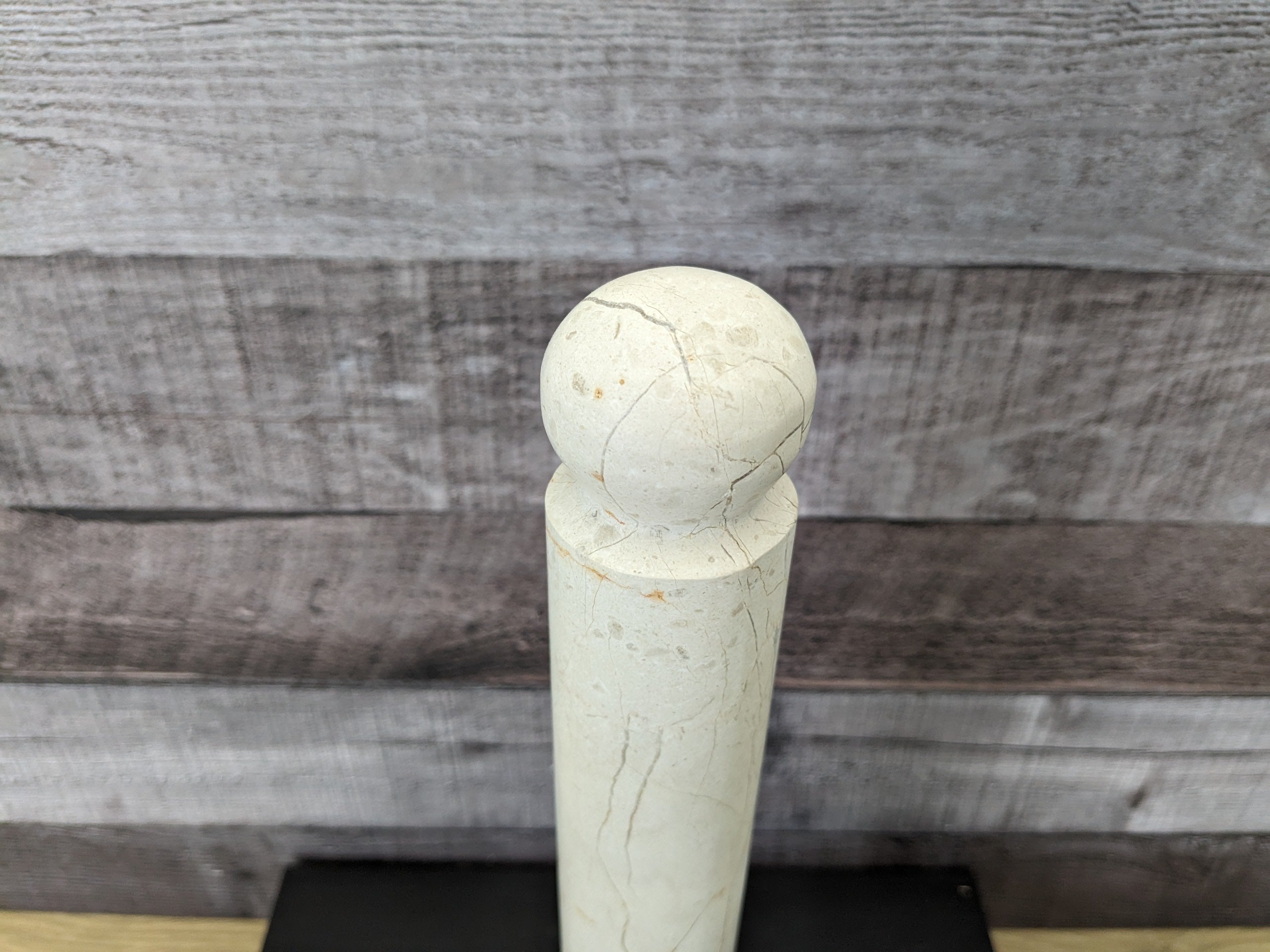 Tan Travertine Paper Towel Holder, Freestanding, Commerical Size Standup Dispenser Paper Towel Holder Accessories Kitchen & Dining
