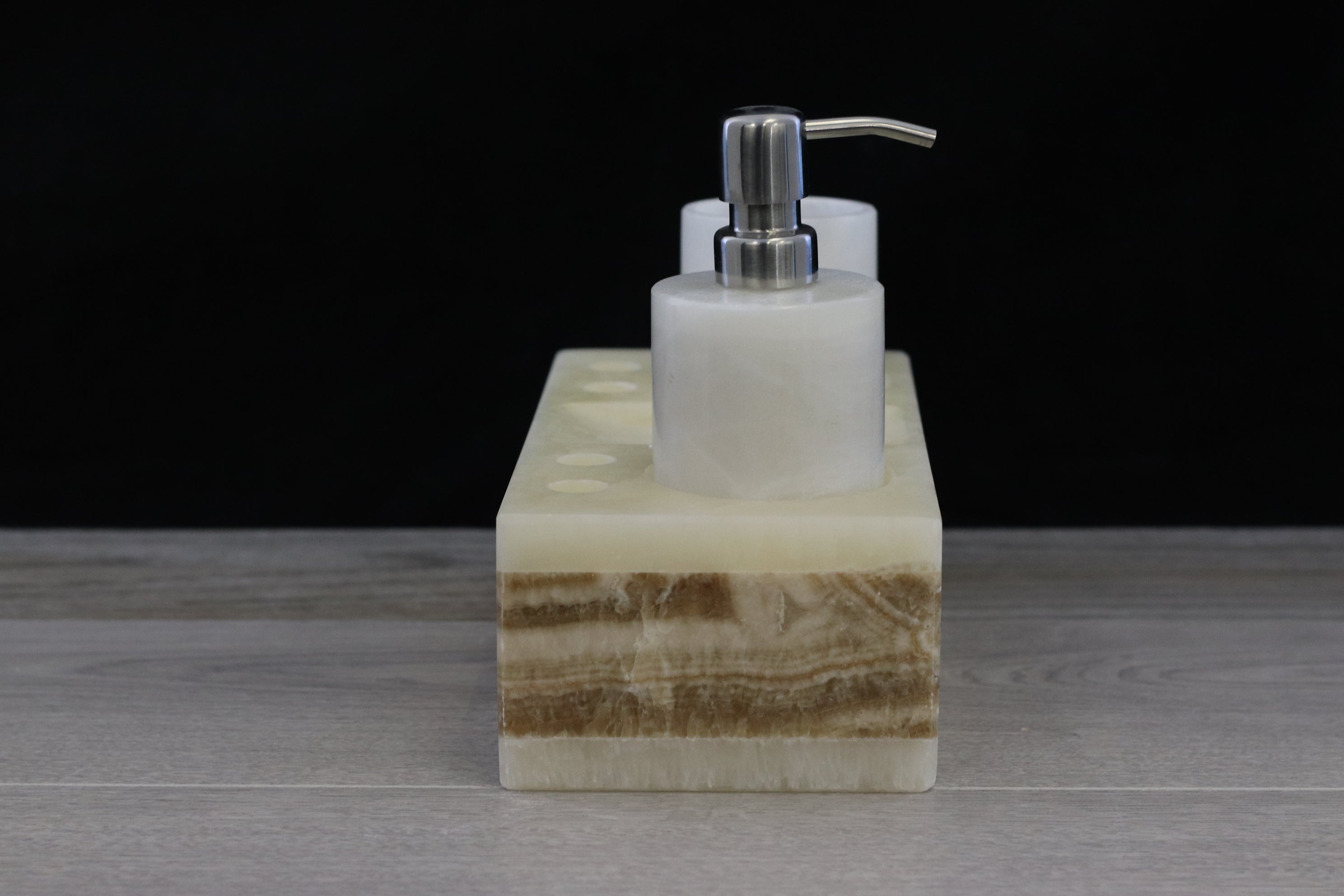 Onyx Stone Bathroom Accessories Set Bathroom Accessory Set Accessories Bath Bathroom Accessory Sets