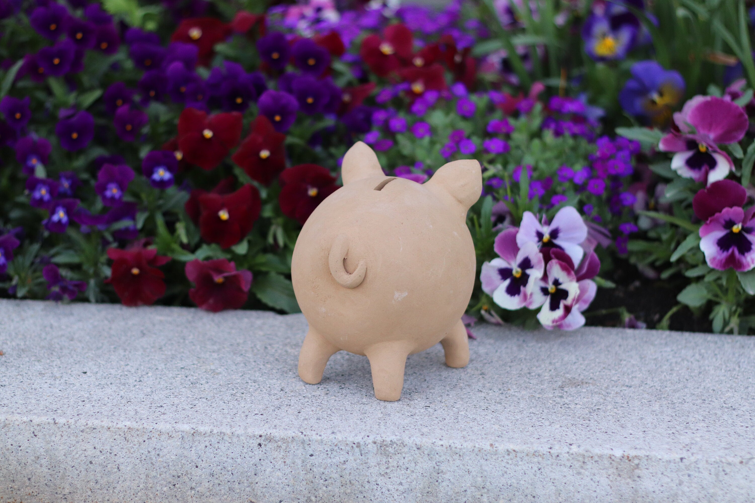 Ceramic Smash Piggy Bank, 6x5x7 inch