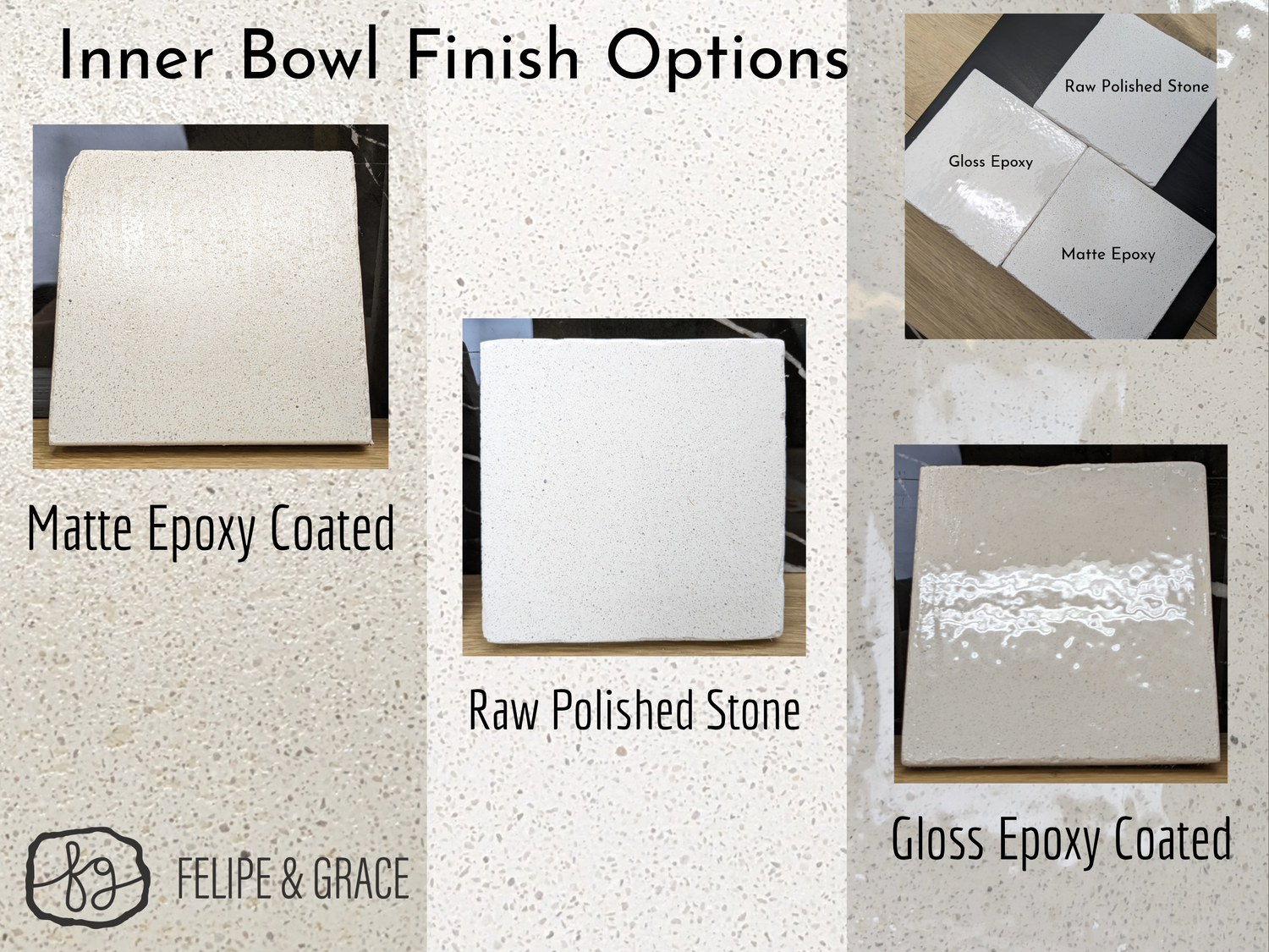 Matte or Gloss Epoxy Coated? No Epoxy? The Choice is Yours!