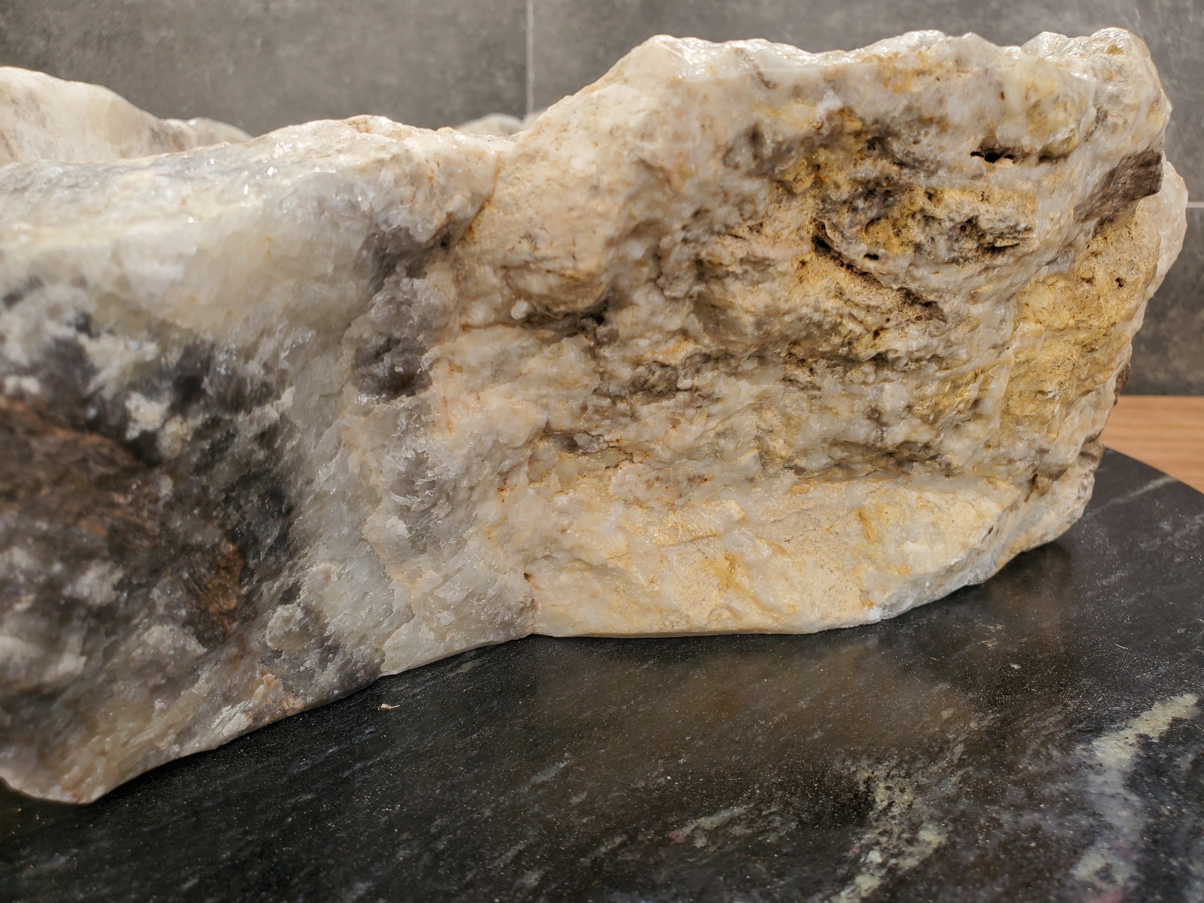 S31_23 Onyx Stone Vessel Bathroom Sink