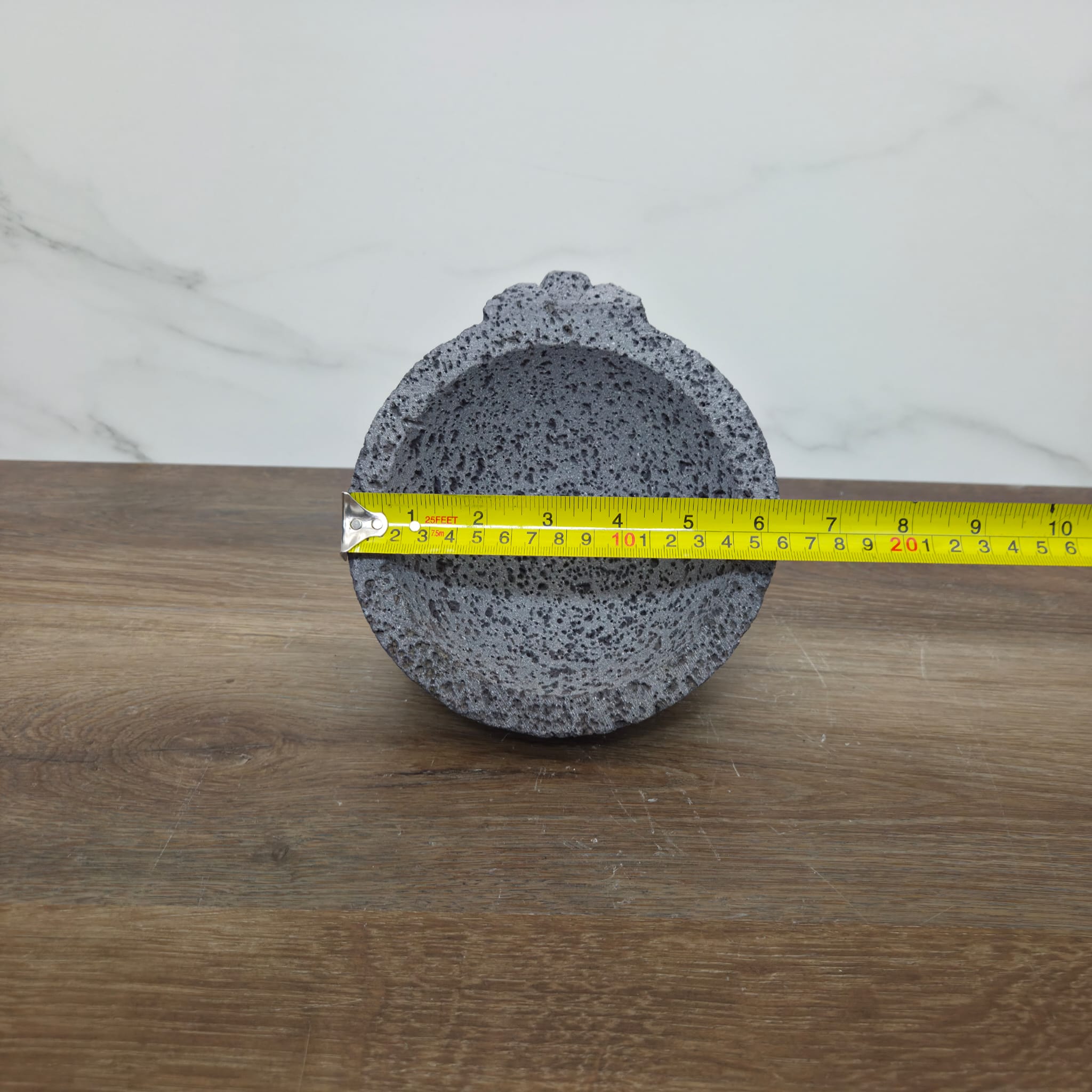 MOL6P Authentic Mexican Molcajete - Piggy Face - 6 inch