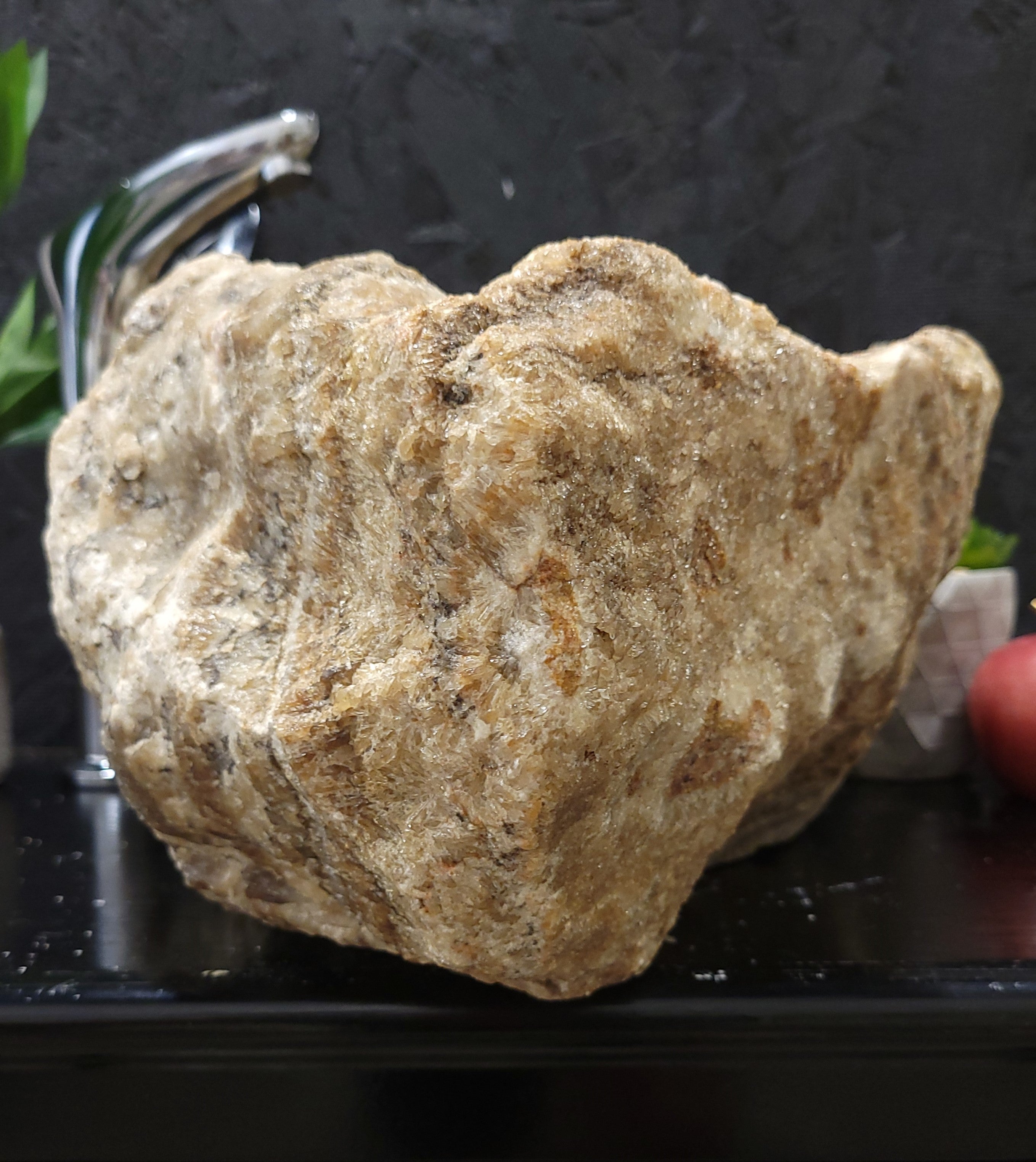 S2_11 Brown Onyx Stone Vessel Sink