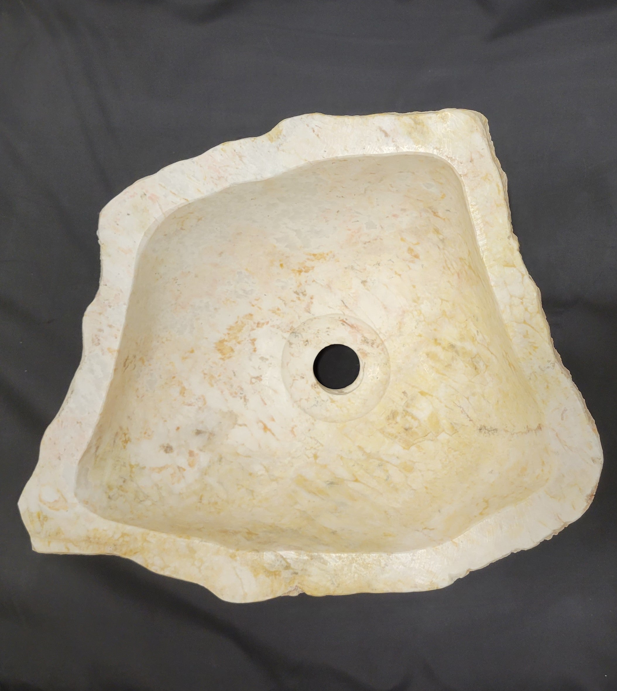 S2_06 Onyx White Stone Vessel Bathroom Sink