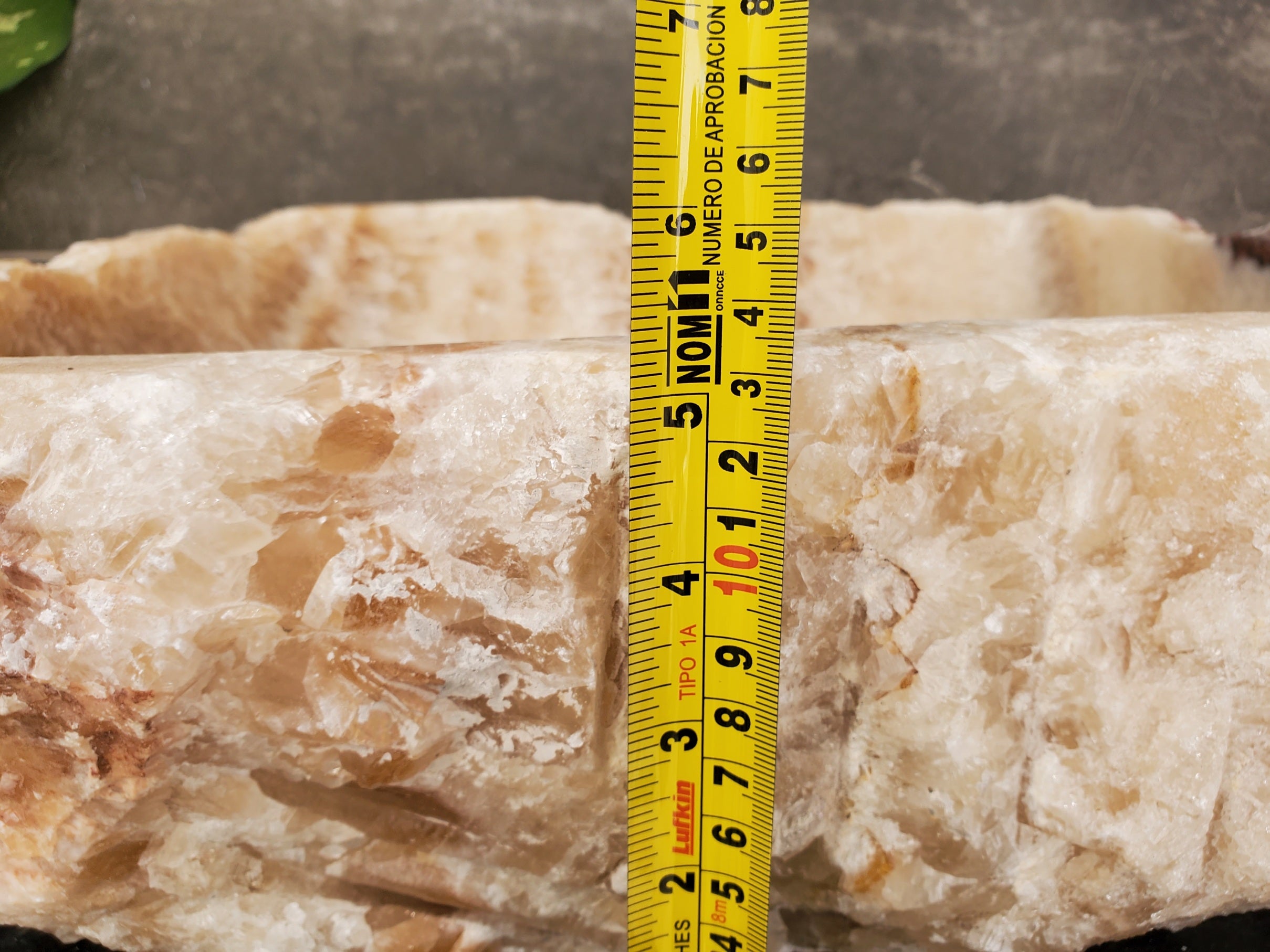 S31_15 Onyx Stone Vessel Bathroom Sink