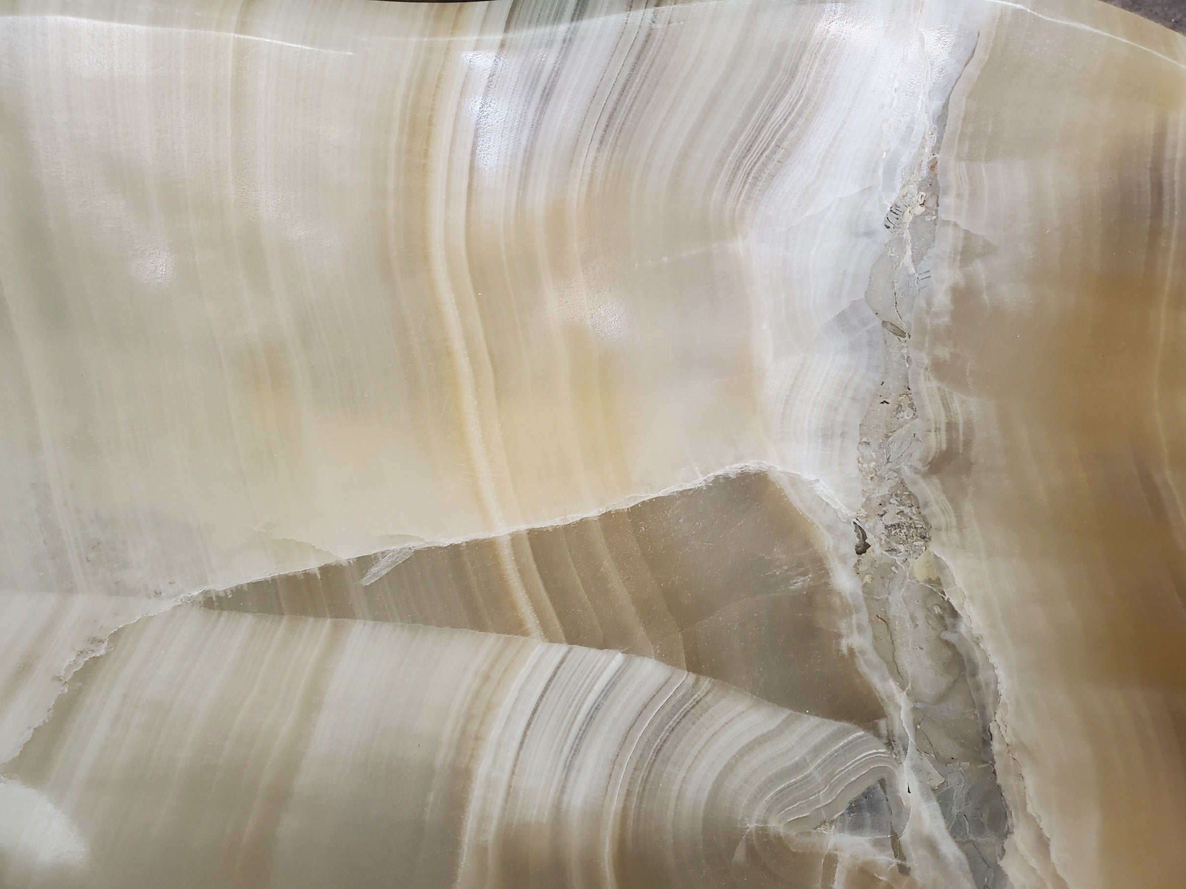 S35_58 Beige Onyx Vessel Sink, Natural Stone Countertop Basin, Luxury Vanity Sink, Spa Bathroom Decor Onyx Sinks Sinks