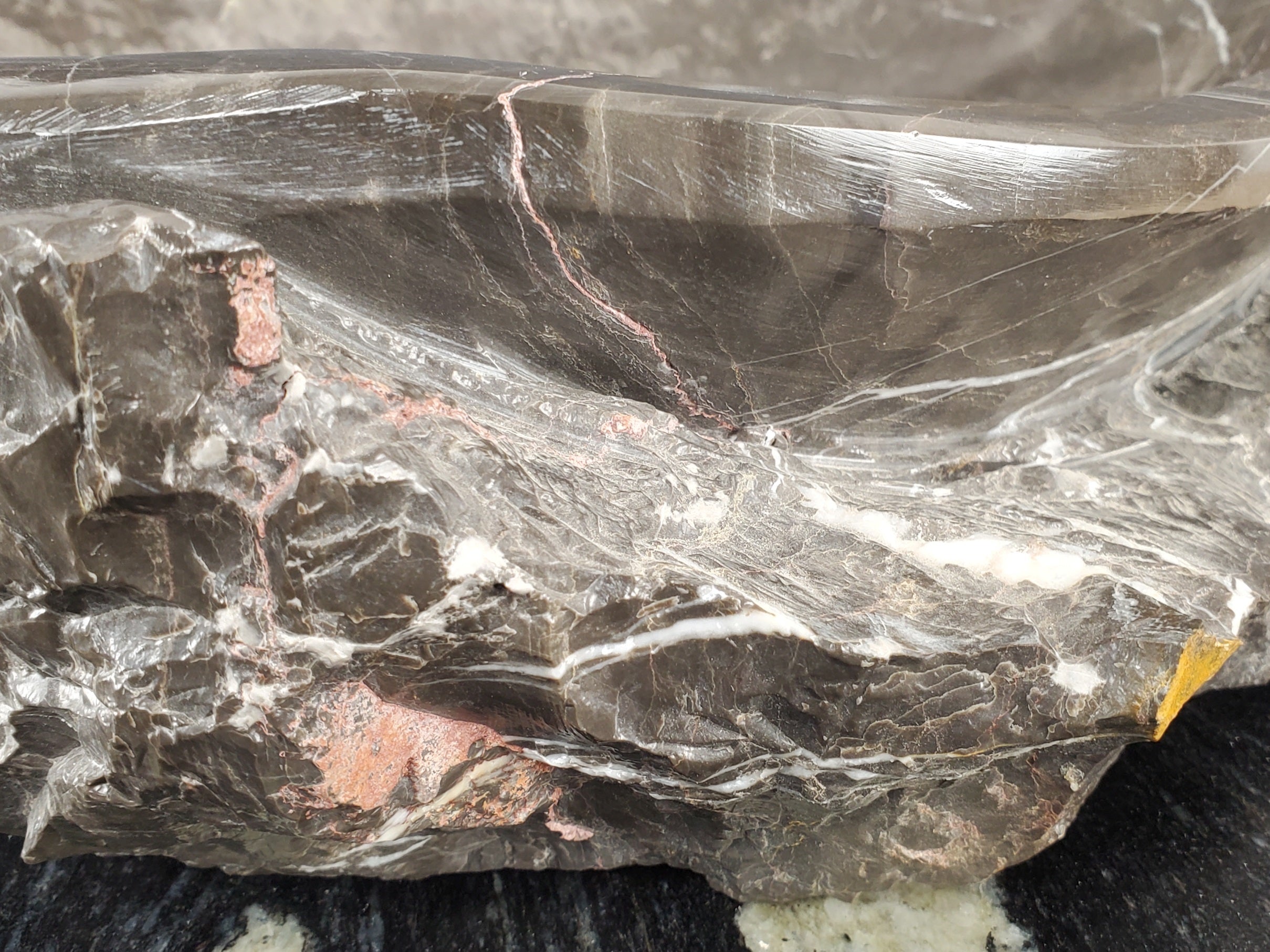 S28_14 Marble Stone Vessel Bathroom Sink