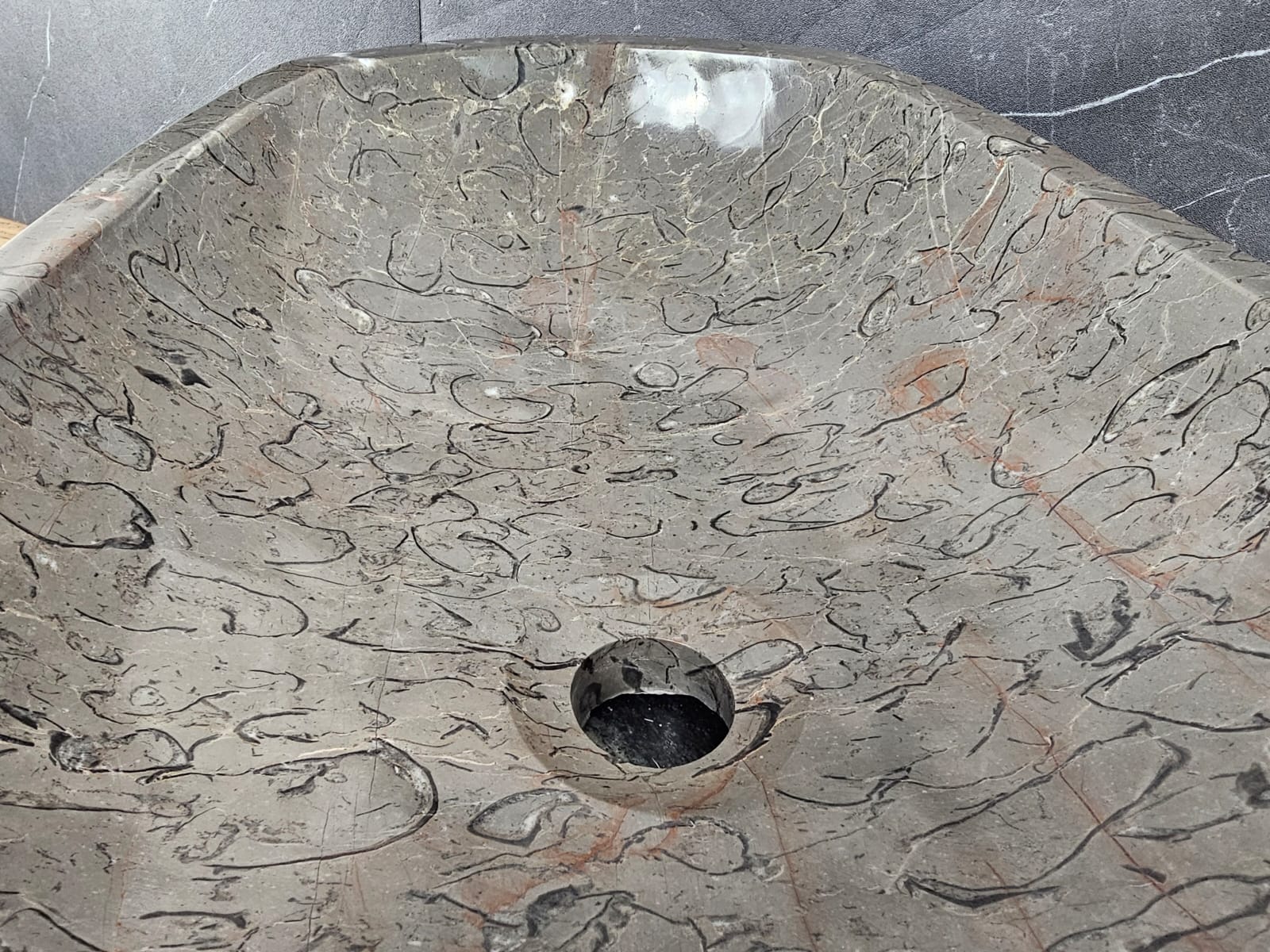 SET1042 Marble Stone Vessel Sink Set