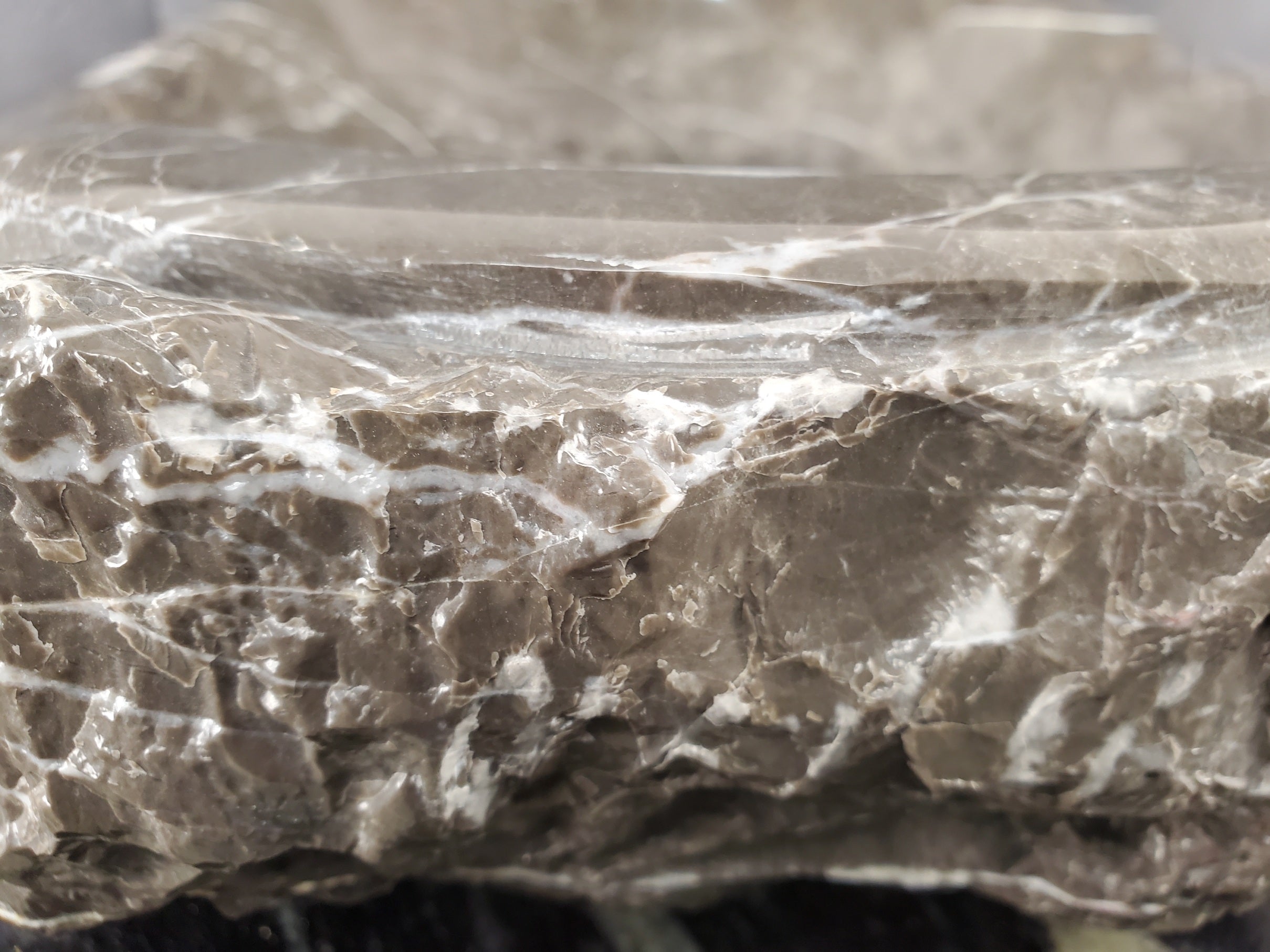 S28_18 Marble Stone Vessel Bathroom Sink - 16 x 13 inch