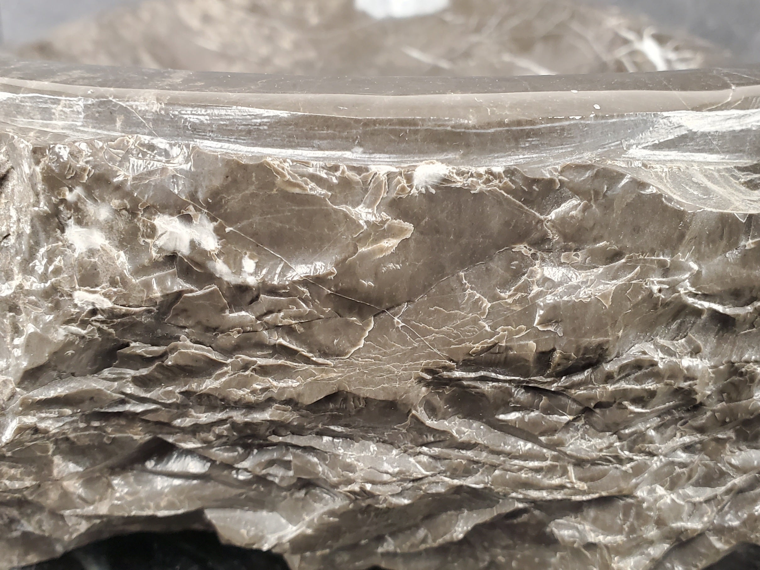 S28_14 Marble Stone Vessel Bathroom Sink