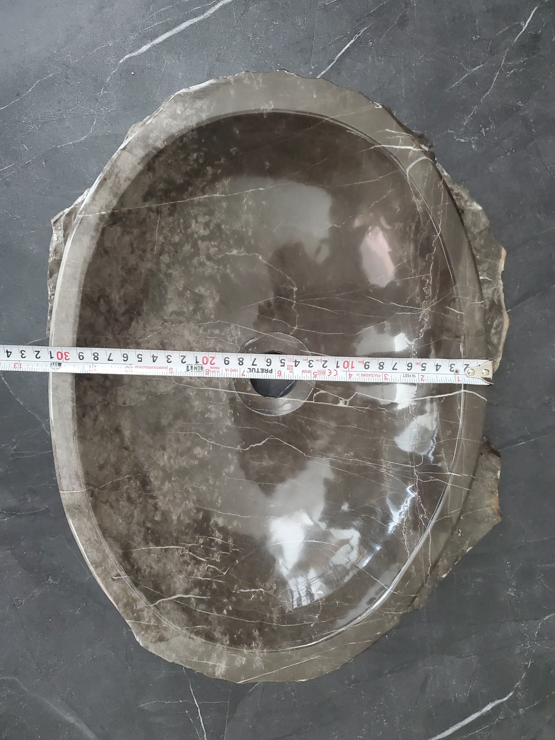 SET1040 Marble Stone Vessel Sink Set