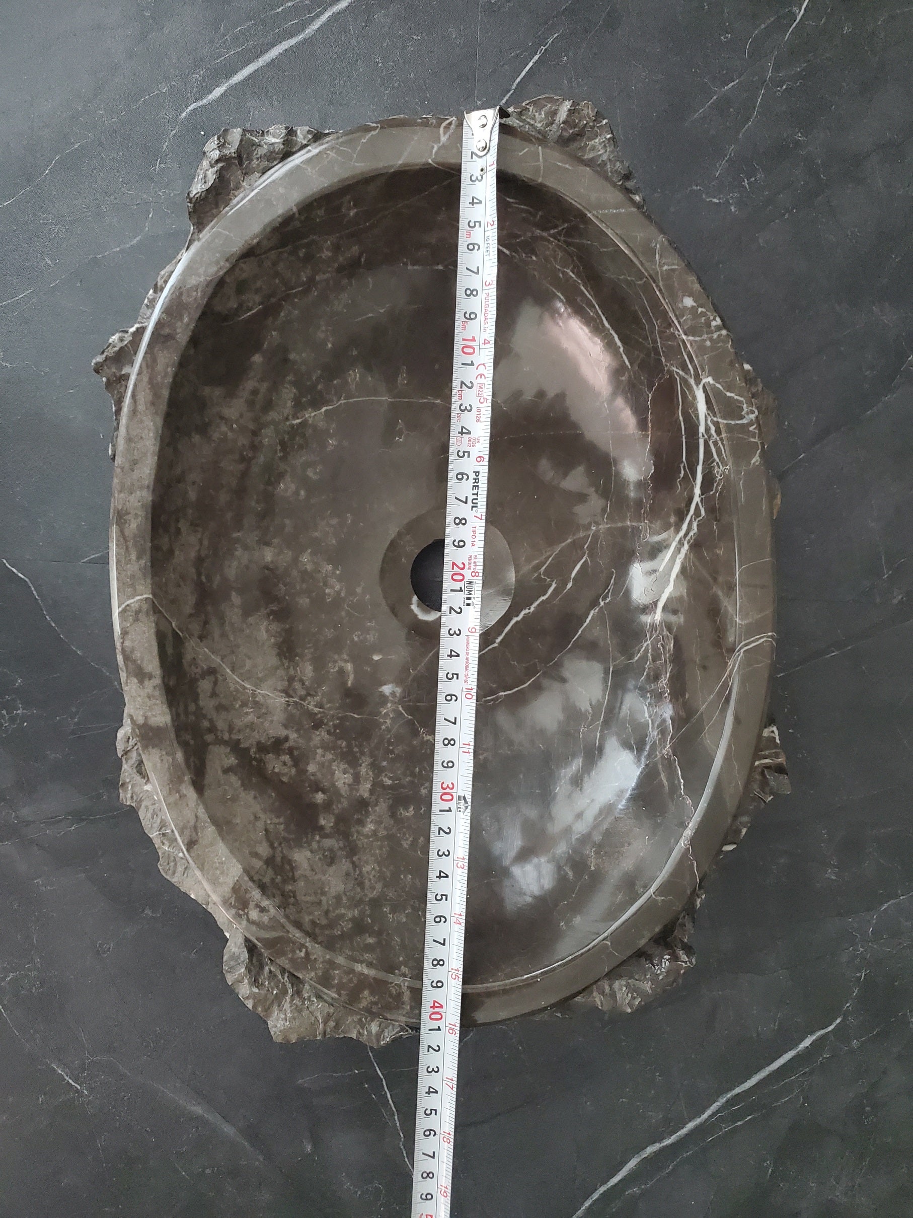 SET1040 Marble Stone Vessel Sink Set
