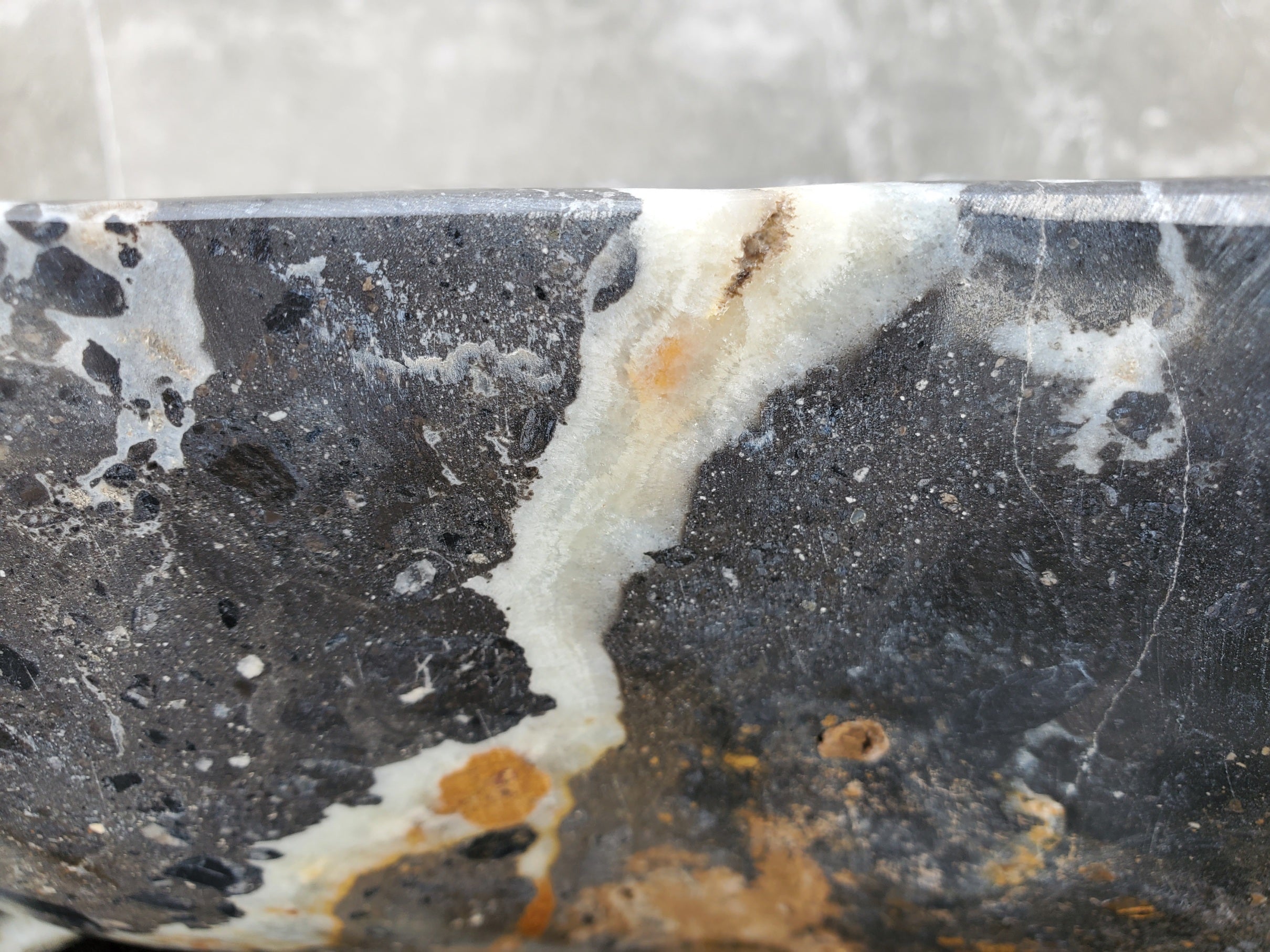 S29_24 Natural Stone Vessel Bathroom Sink -  19 x 14 inch