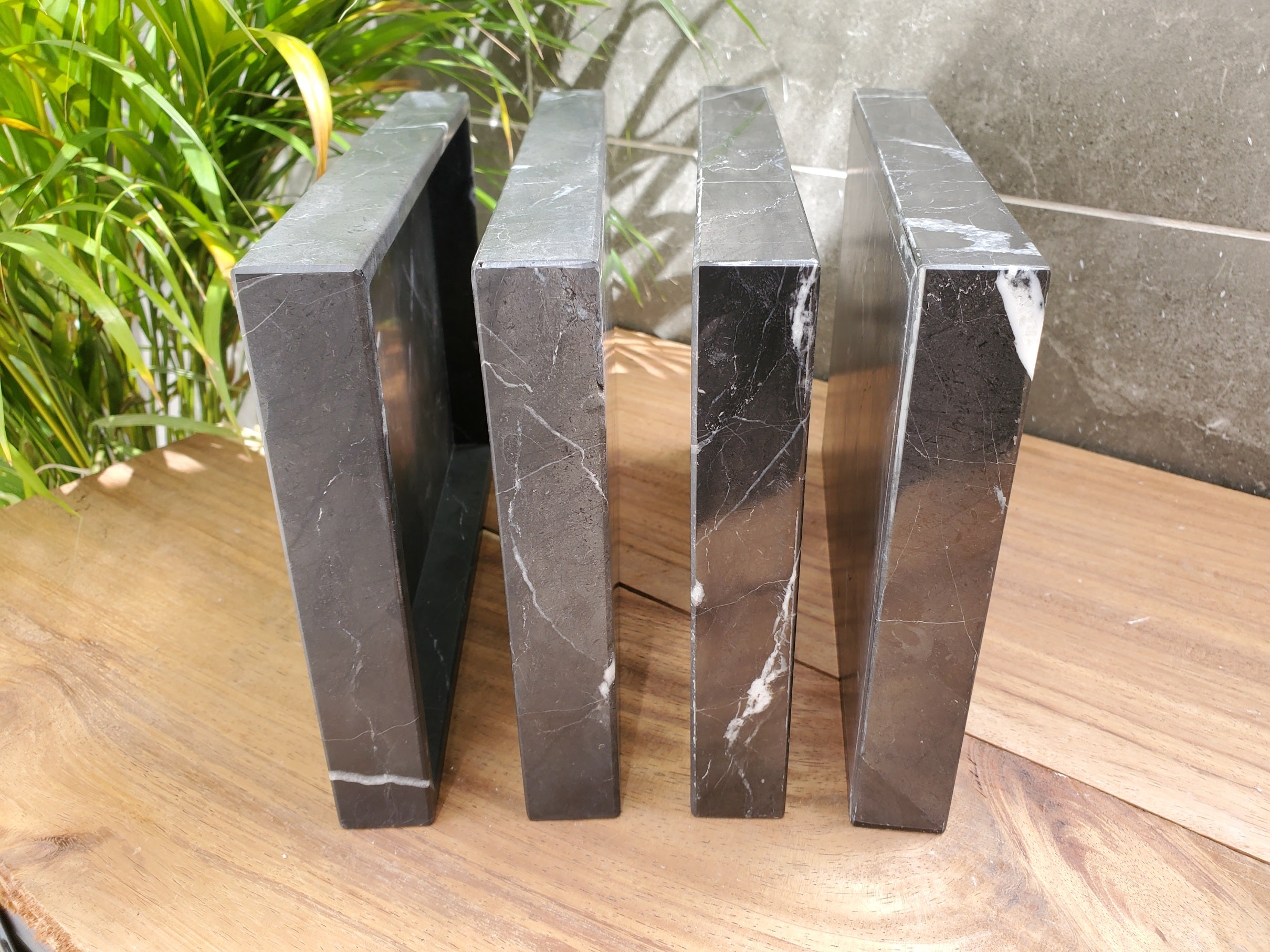 TRAY10 Black Matte Marble Tray, Jewelry Organizer Bath Home