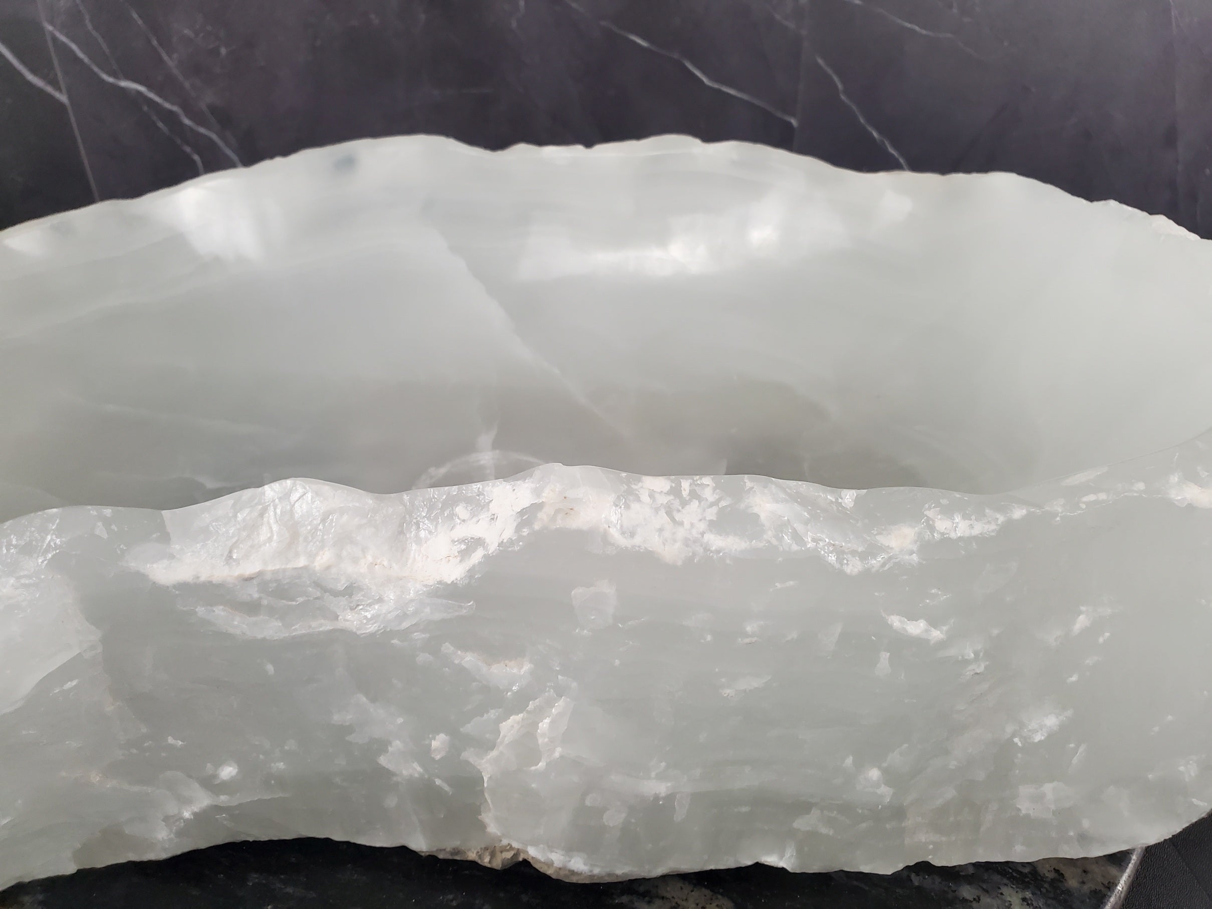 S26_06 Onyx Stone Bathroom Vessel Sink