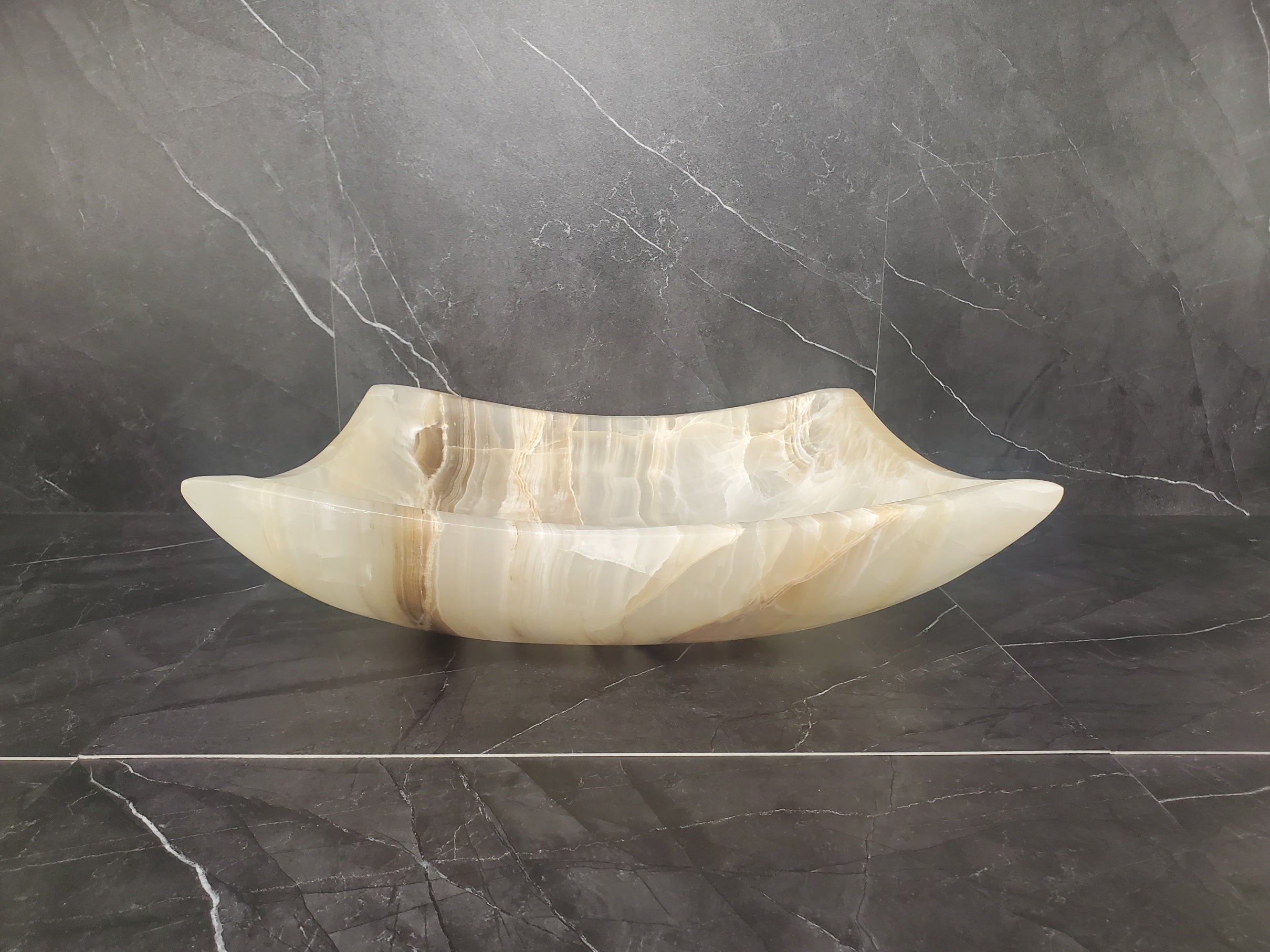 SET1010 Onyx Square Vessel Sink (Set of Two)