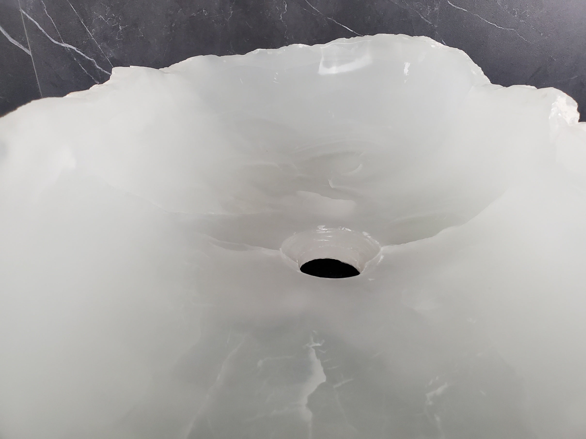 S26_06 Onyx Stone Bathroom Vessel Sink