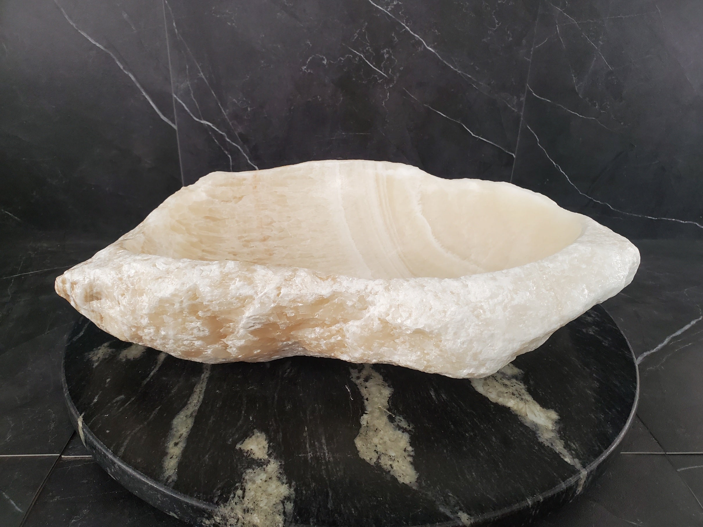 S25_20 Onyx Stone Vessel Sink