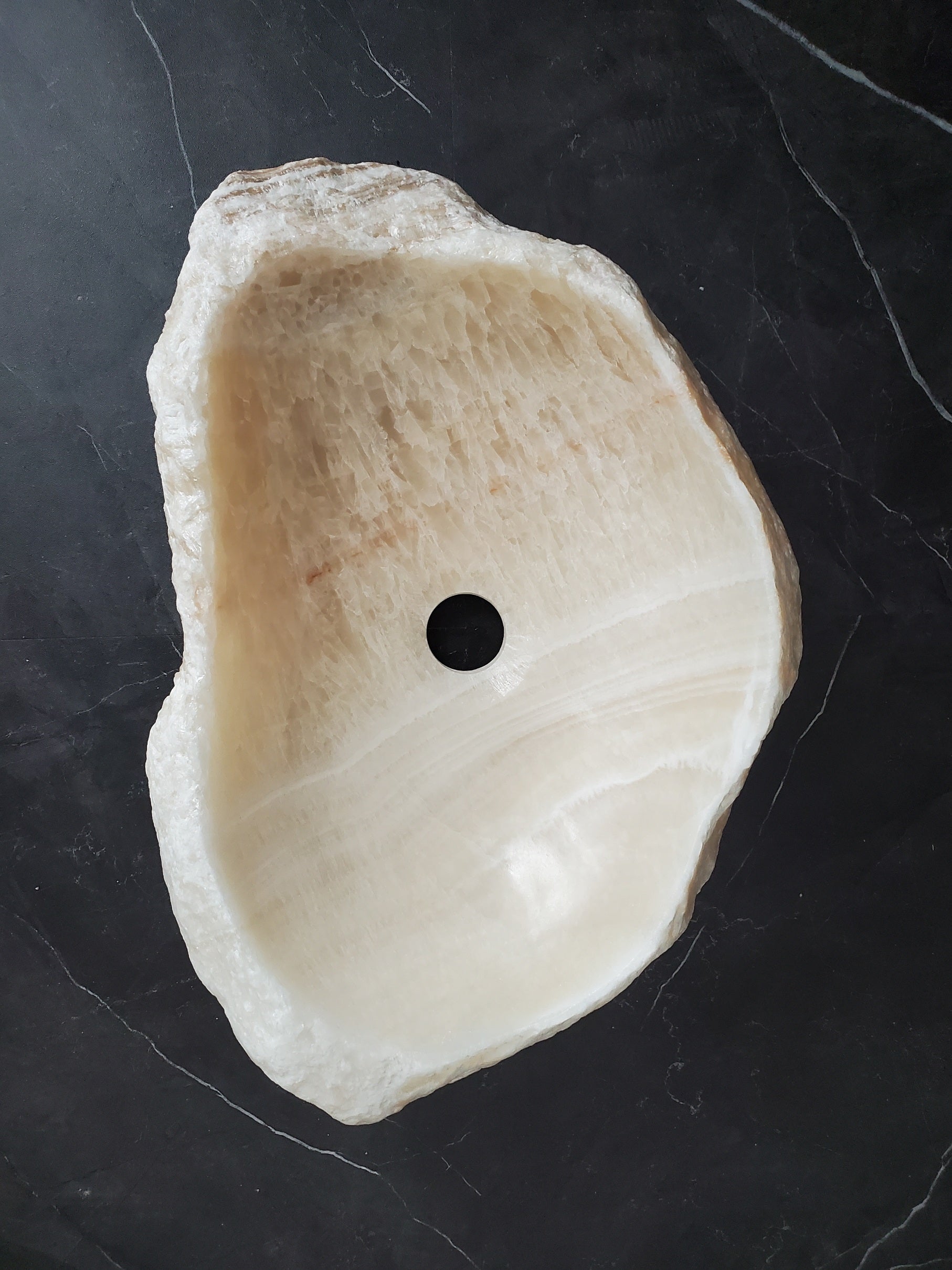S25_20 Onyx Stone Vessel Sink