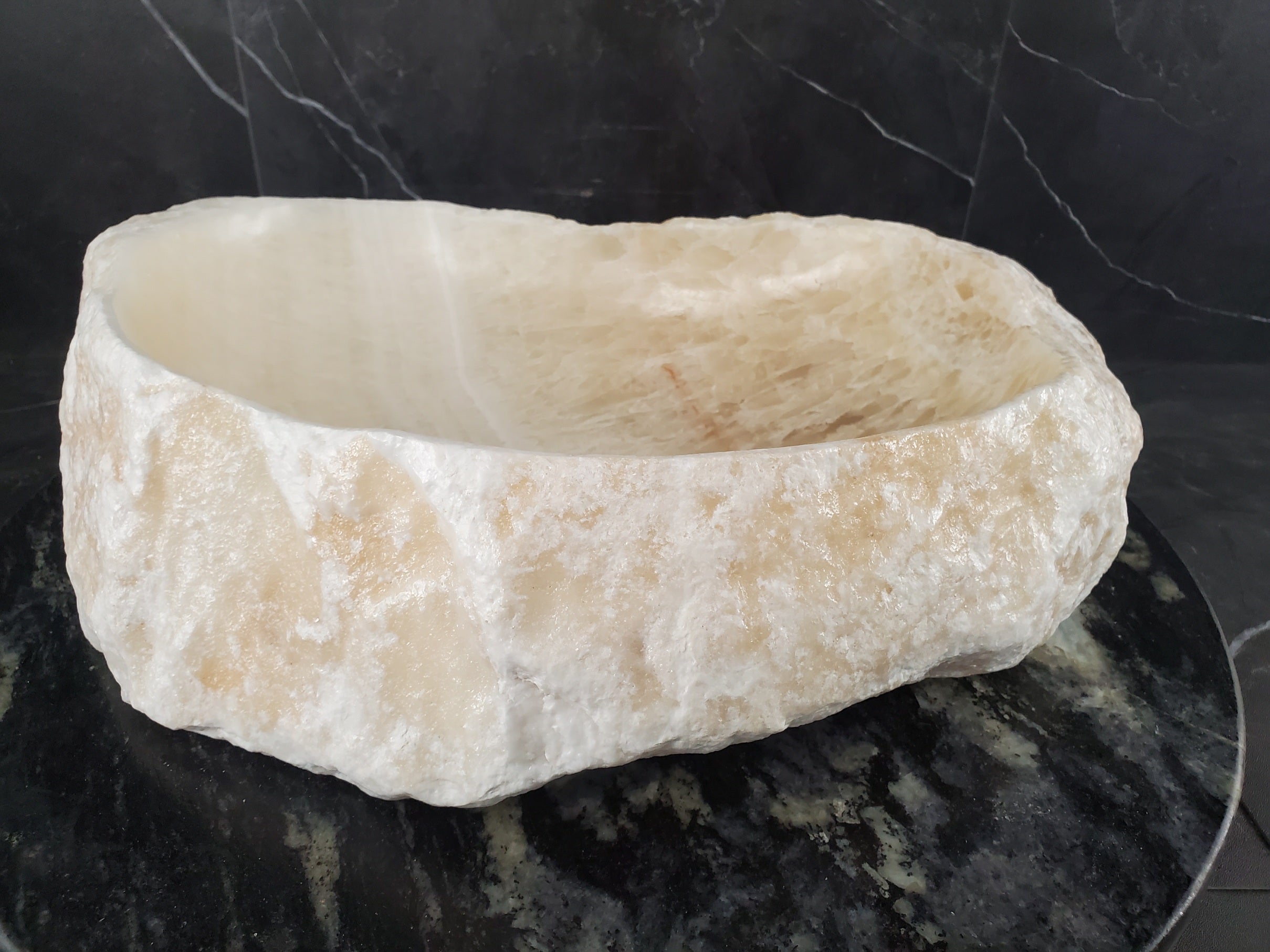 S25_20 Onyx Stone Vessel Sink