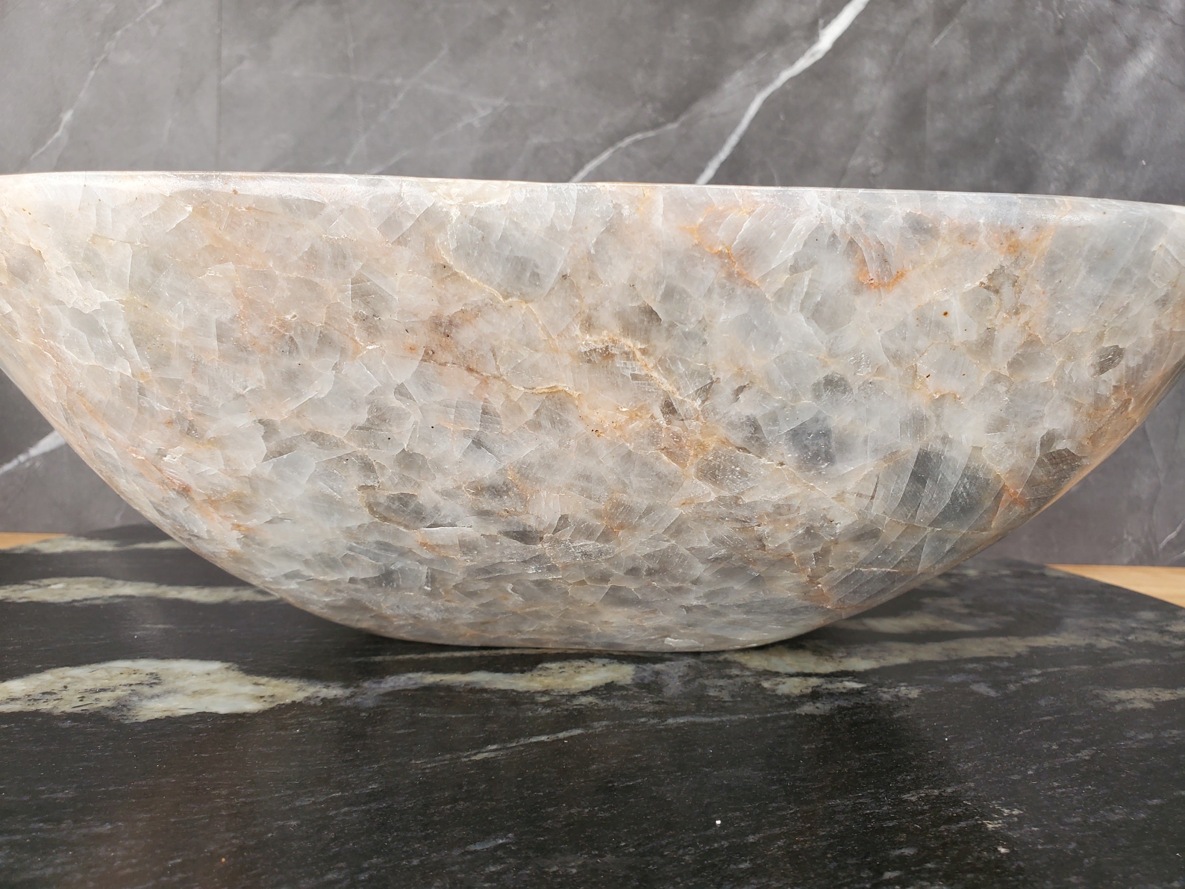 S34_11 Fluorite Stone Vessel Sink