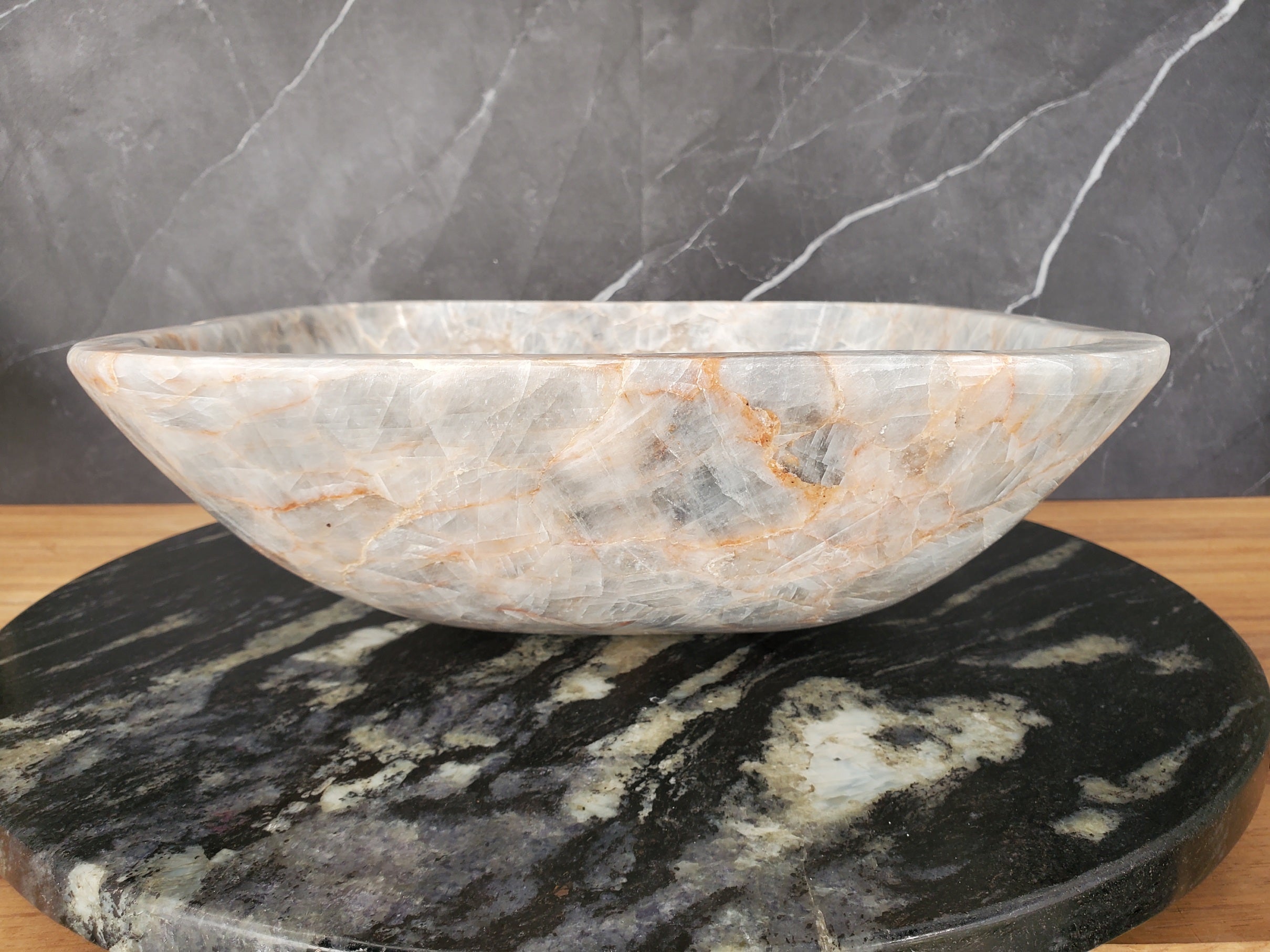 S34_10 Fluorite Stone Vessel Sink
