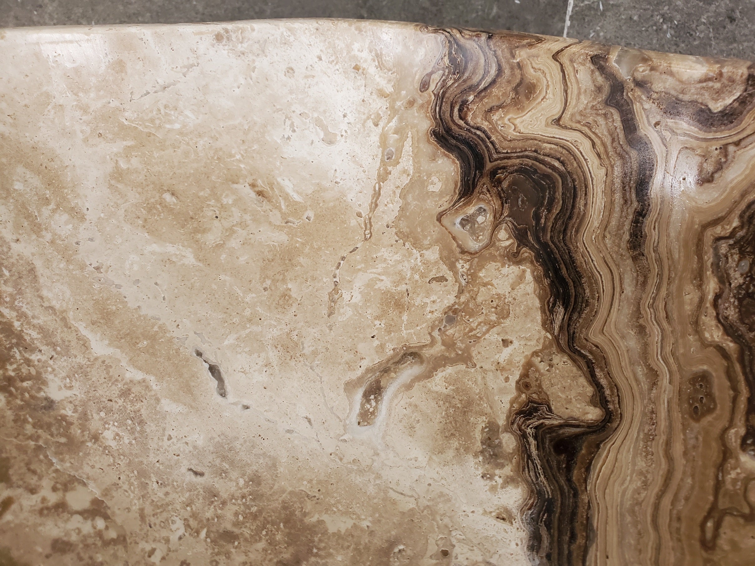 S33_41 Marble Stone Vessel Sink