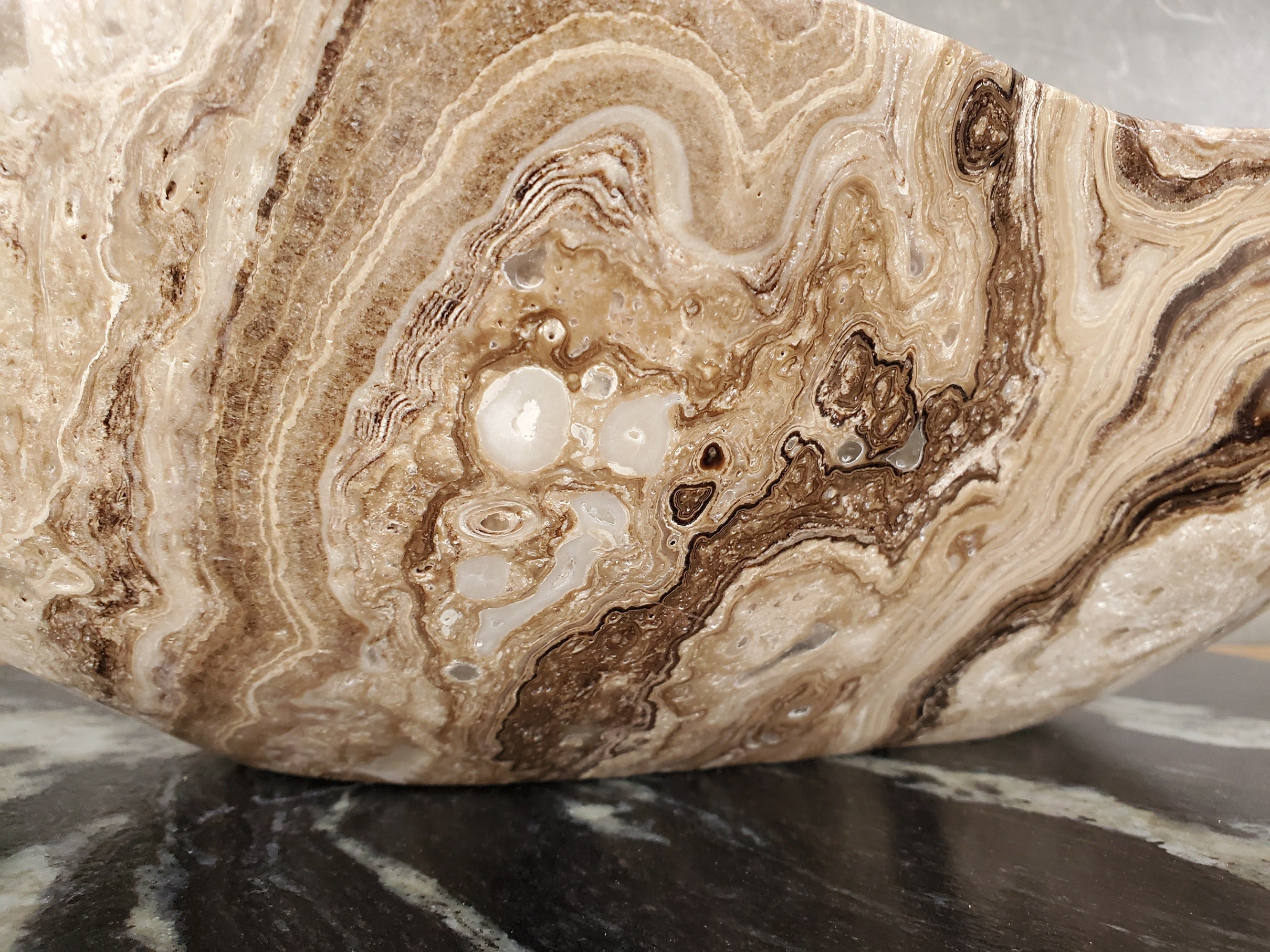 S33_41 Marble Stone Vessel Sink