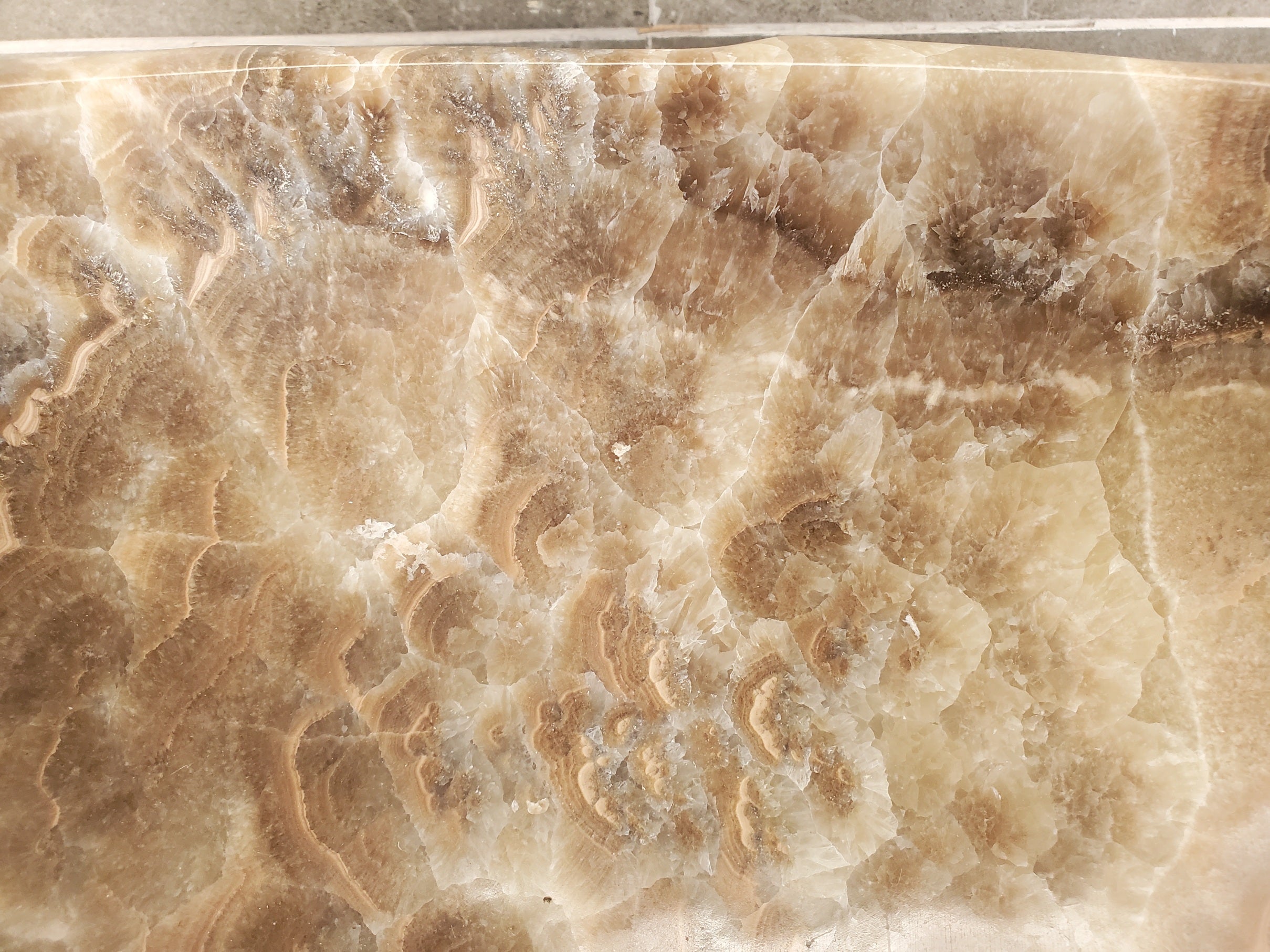 S33_12 Onyx Stone Vessel Sink