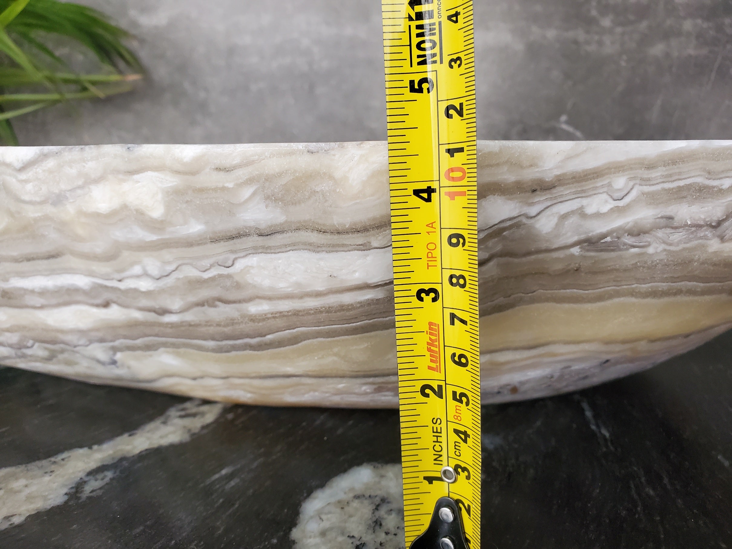 S33_35 Onyx Stone Vessel Bathroom Sink