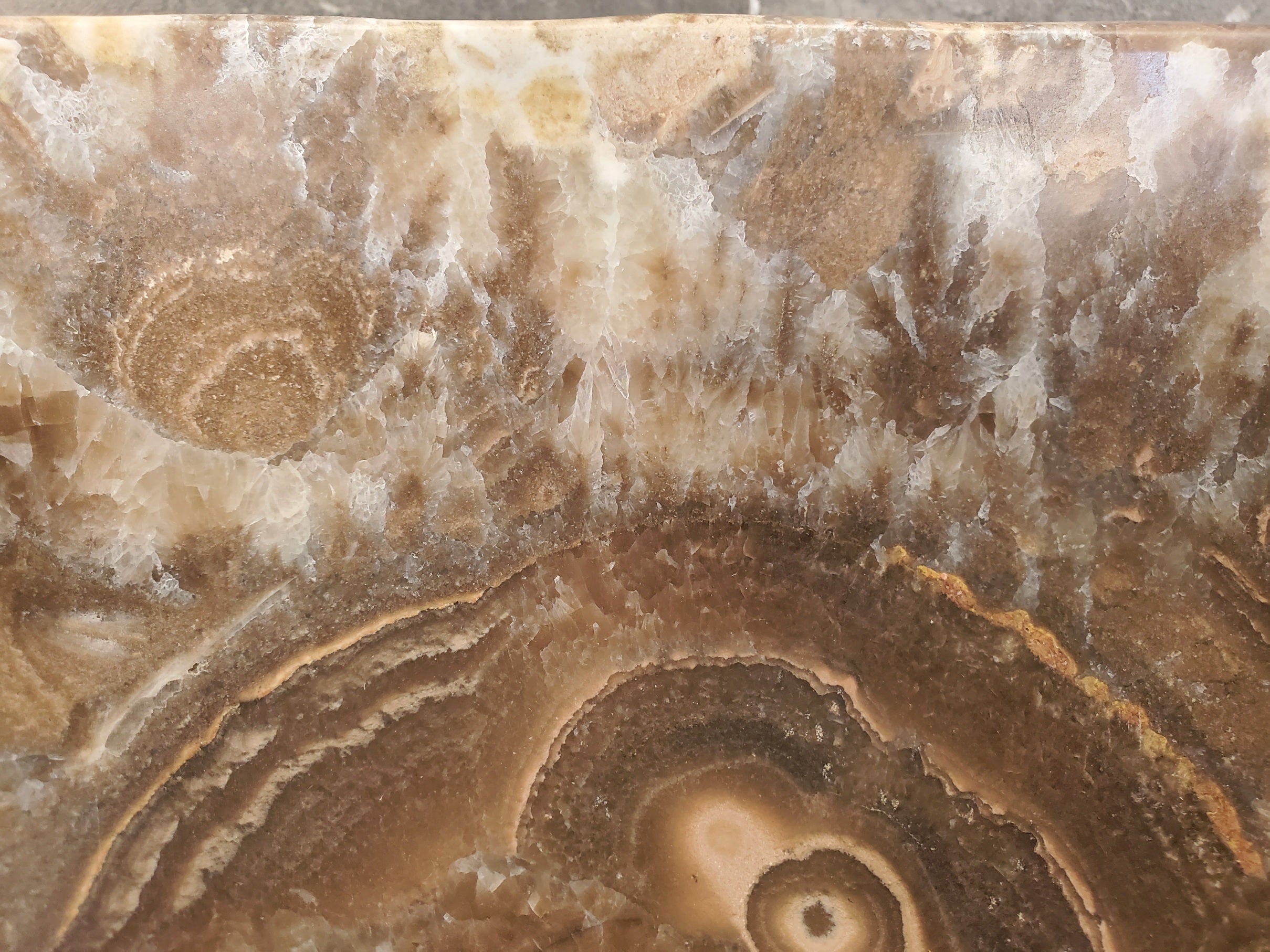 S33_11 Onyx Stone Vessel Sink - 16 x 13 inch